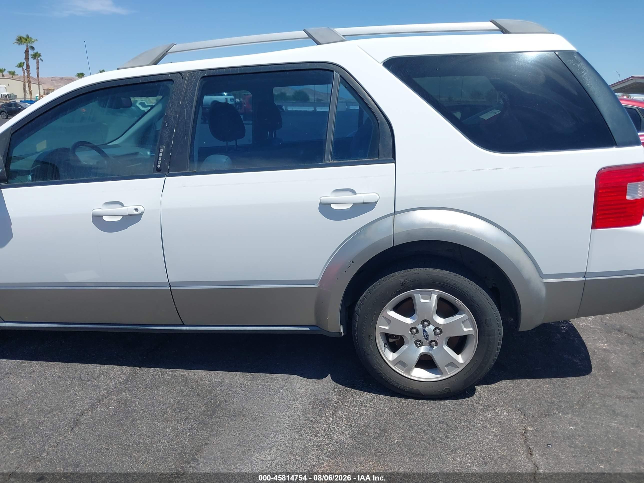 2006 Ford Freestyle Sel White vin: 1FMZK02176GA31572
