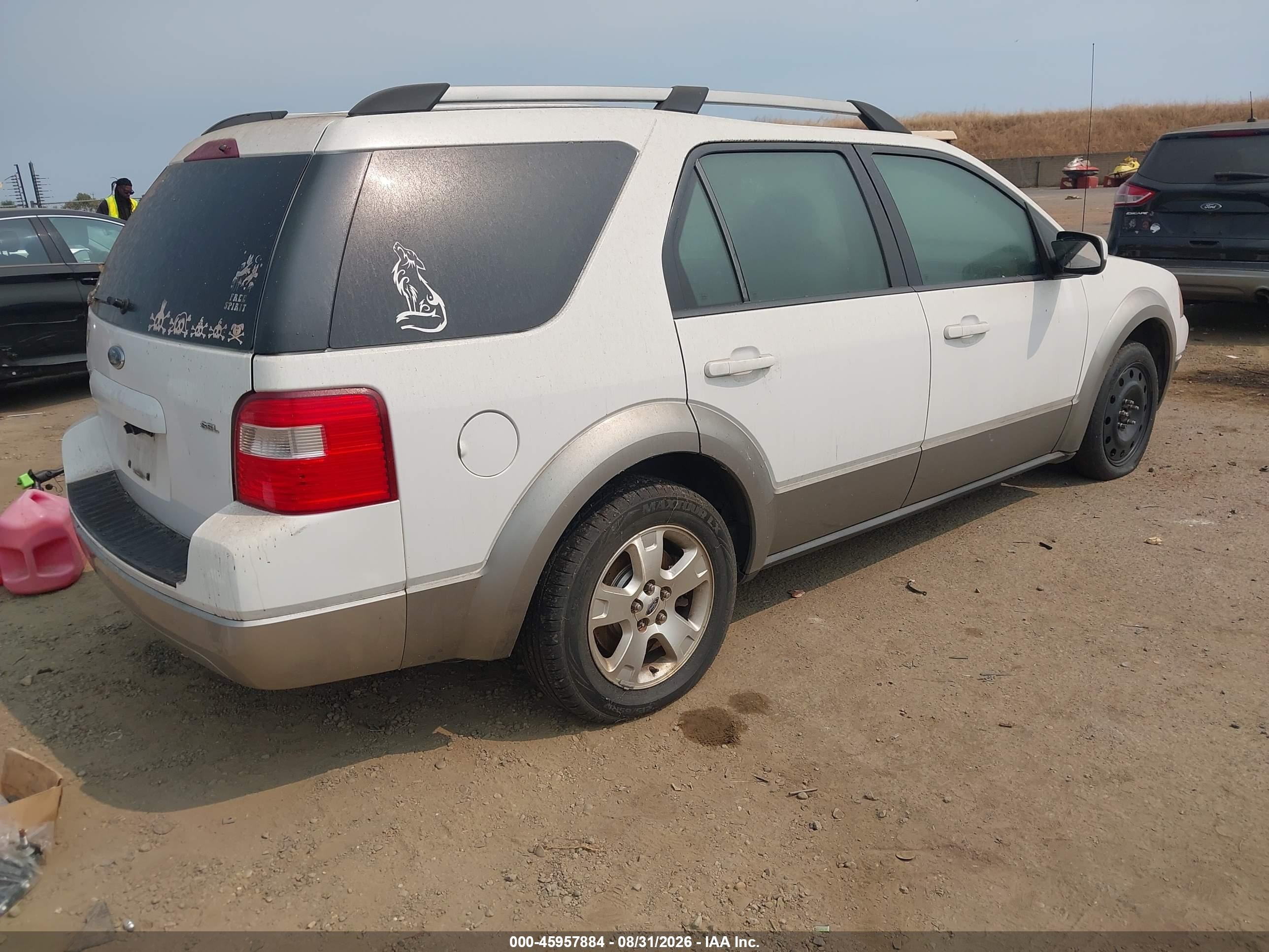 2005 Ford Freestyle Sel Белый vin: 1FMZK02185GA37444