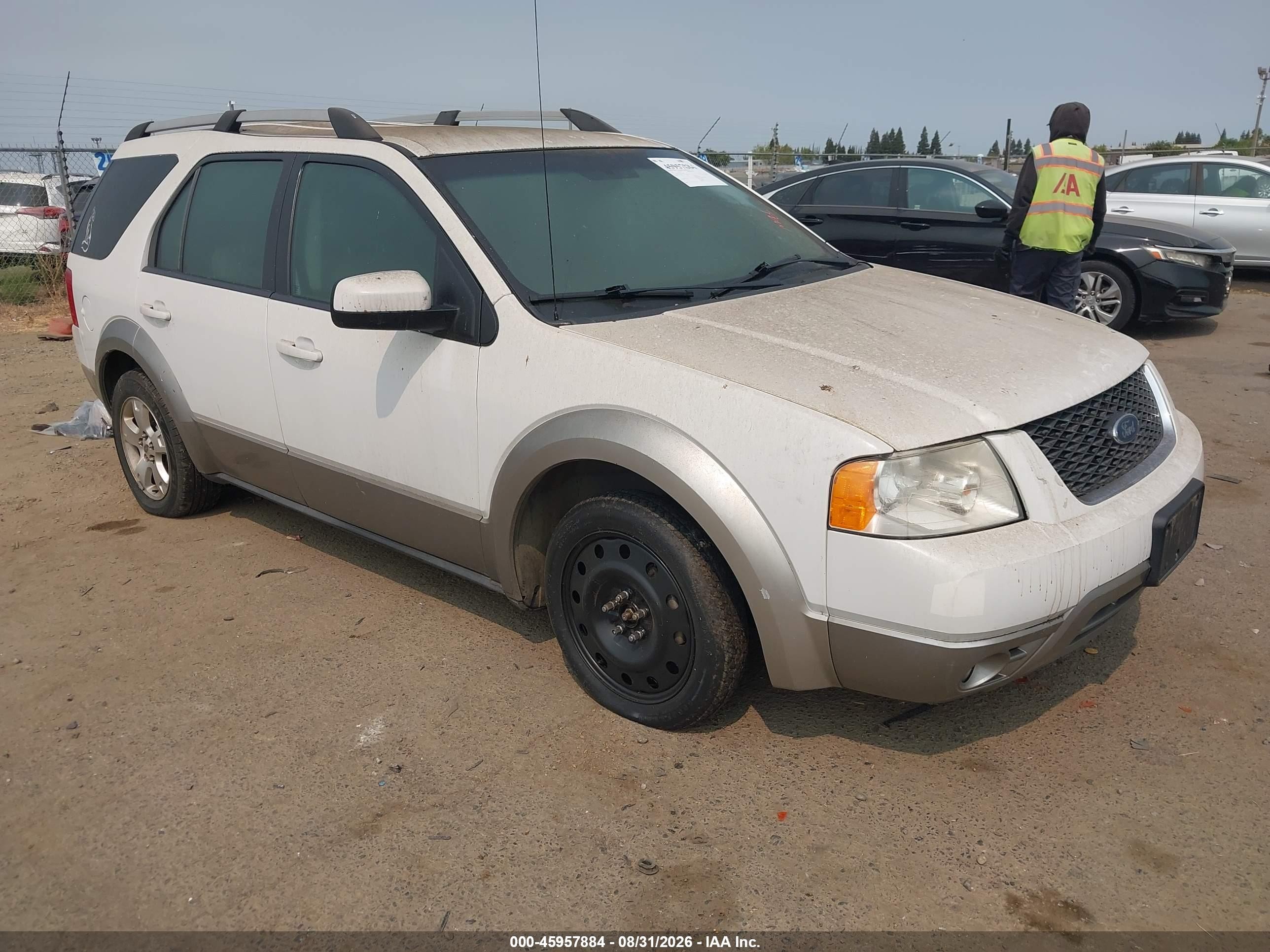 2005 Ford Freestyle Sel Белый vin: 1FMZK02185GA37444