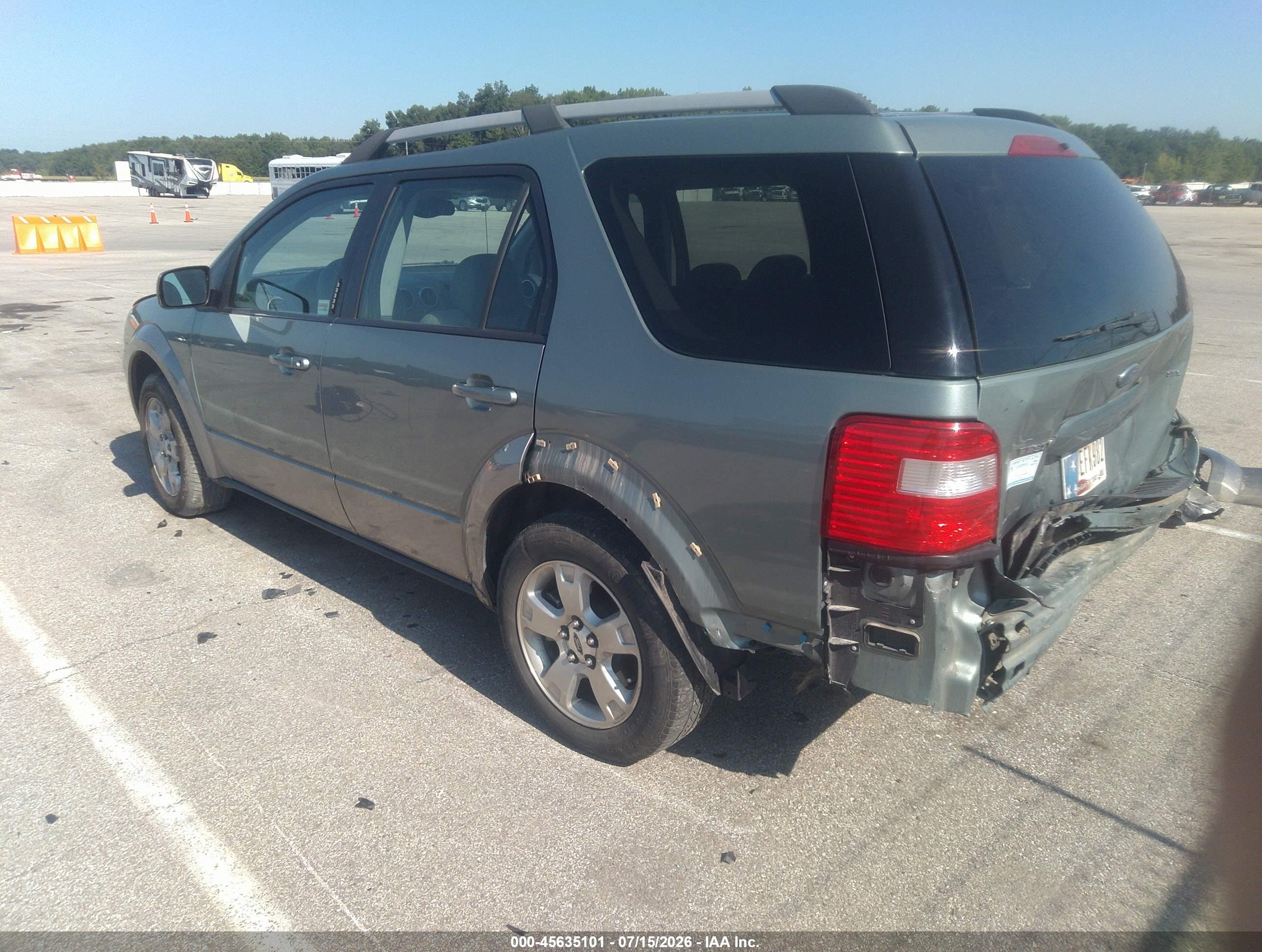 2005 Ford Freestyle Sel Teal vin: 1FMZK02185GA43602