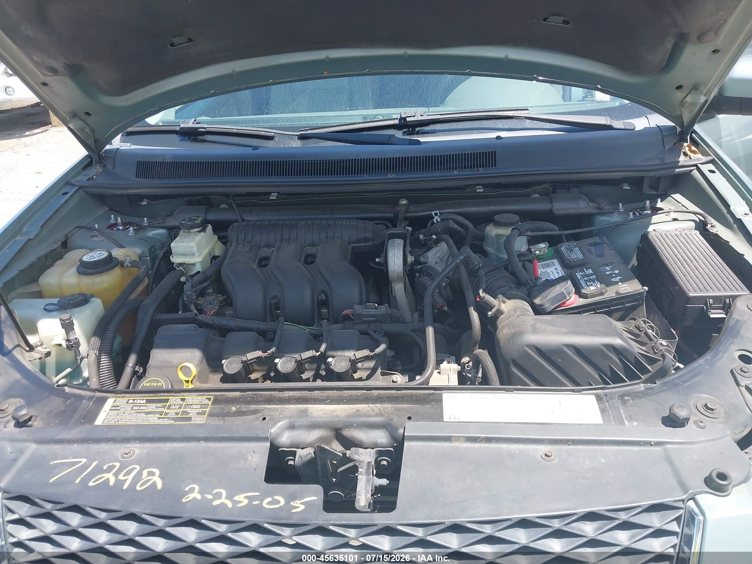 2005 Ford Freestyle Sel Teal vin: 1FMZK02185GA43602
