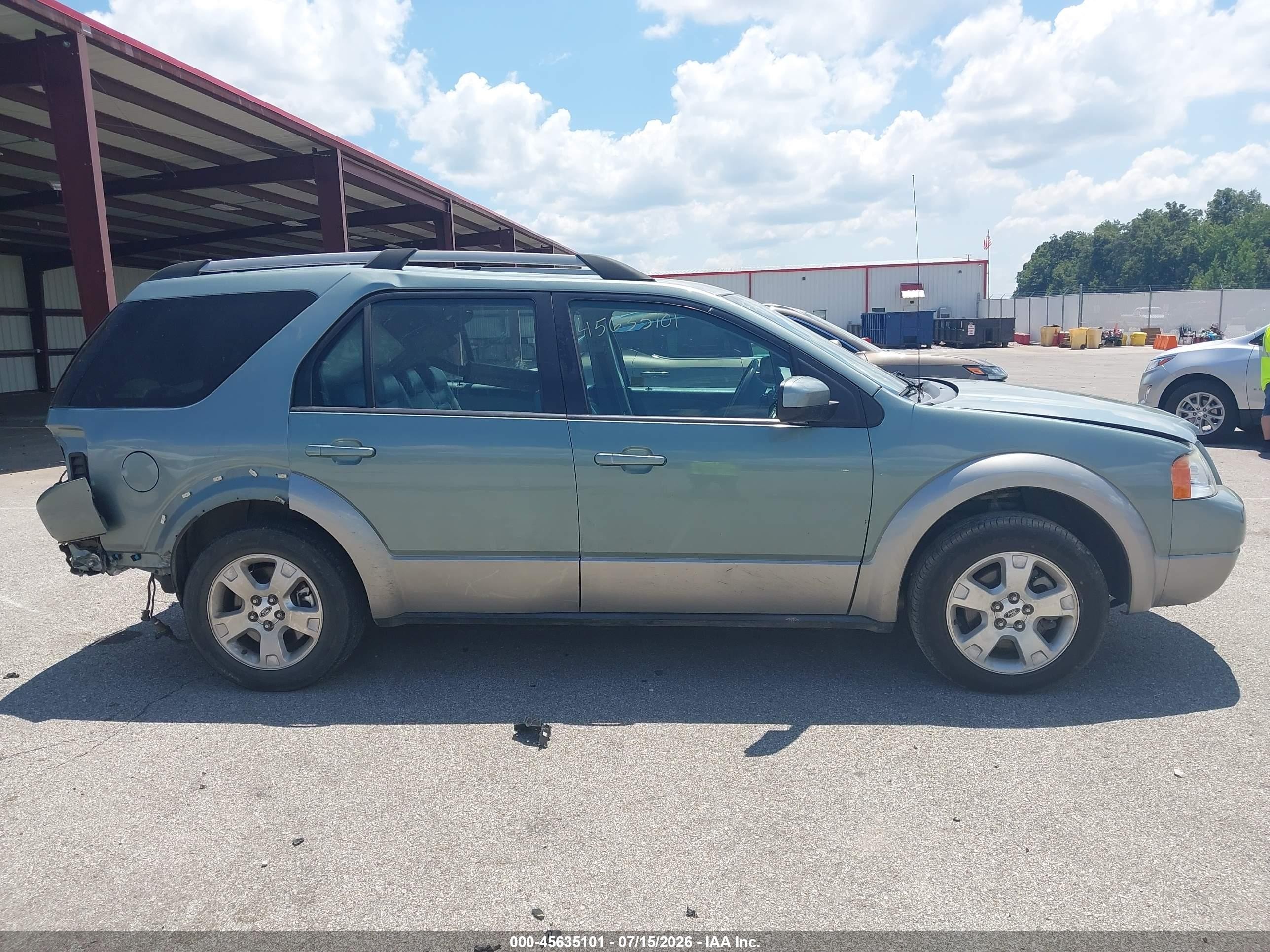 2005 Ford Freestyle Sel Teal vin: 1FMZK02185GA43602