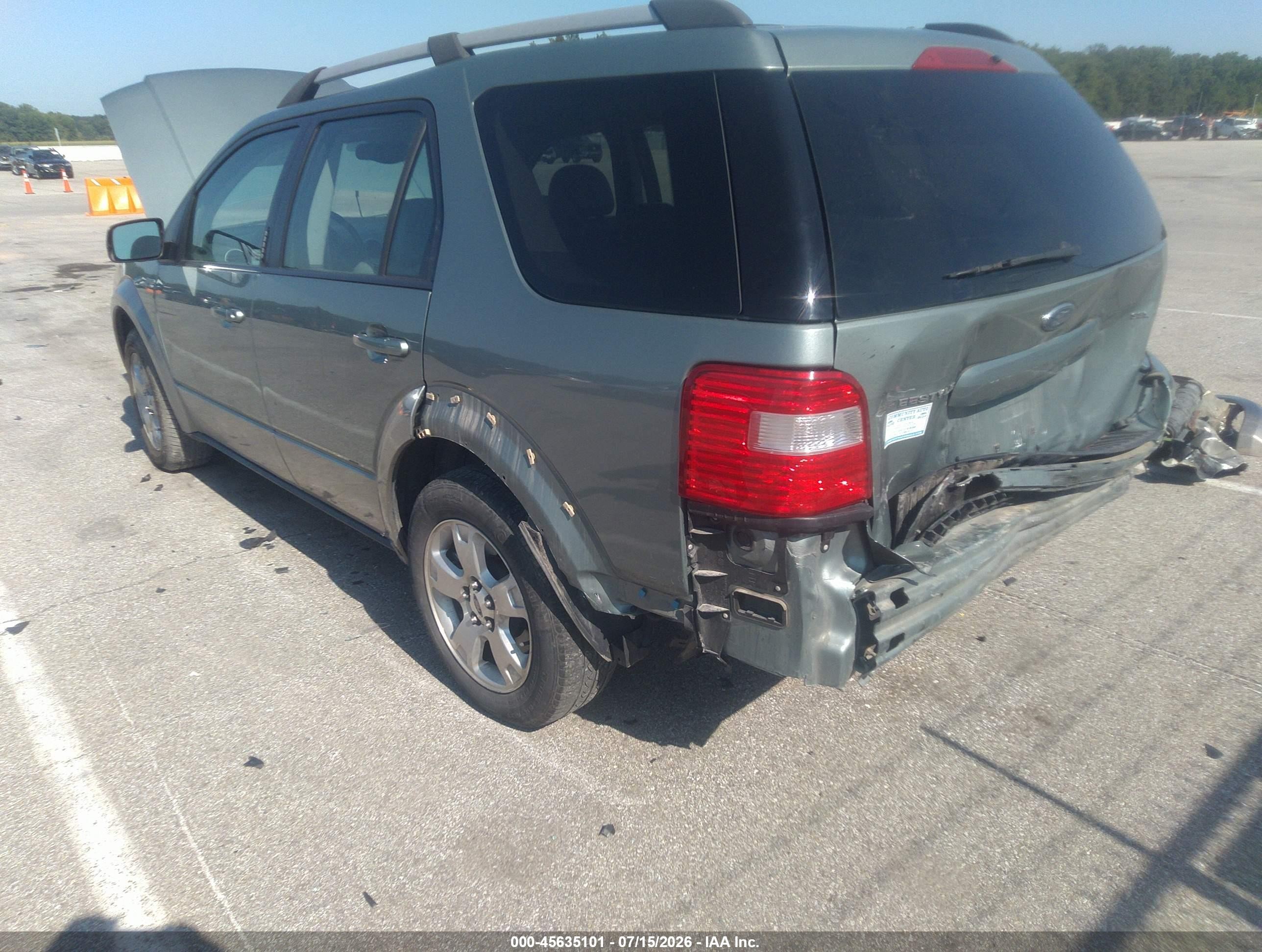 2005 Ford Freestyle Sel Teal vin: 1FMZK02185GA43602