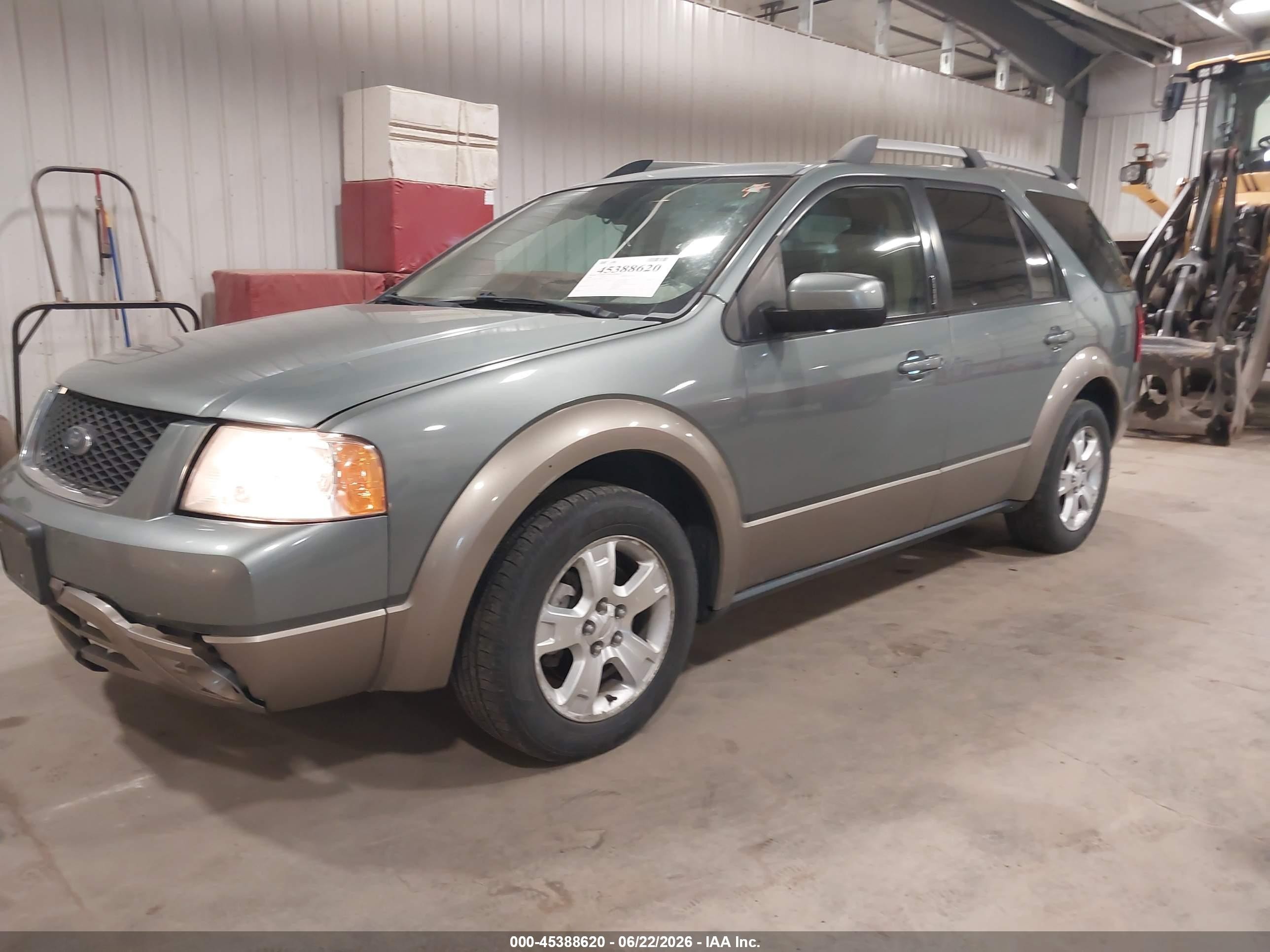 2006 Ford Freestyle Sel Gray vin: 1FMZK02196GA51399