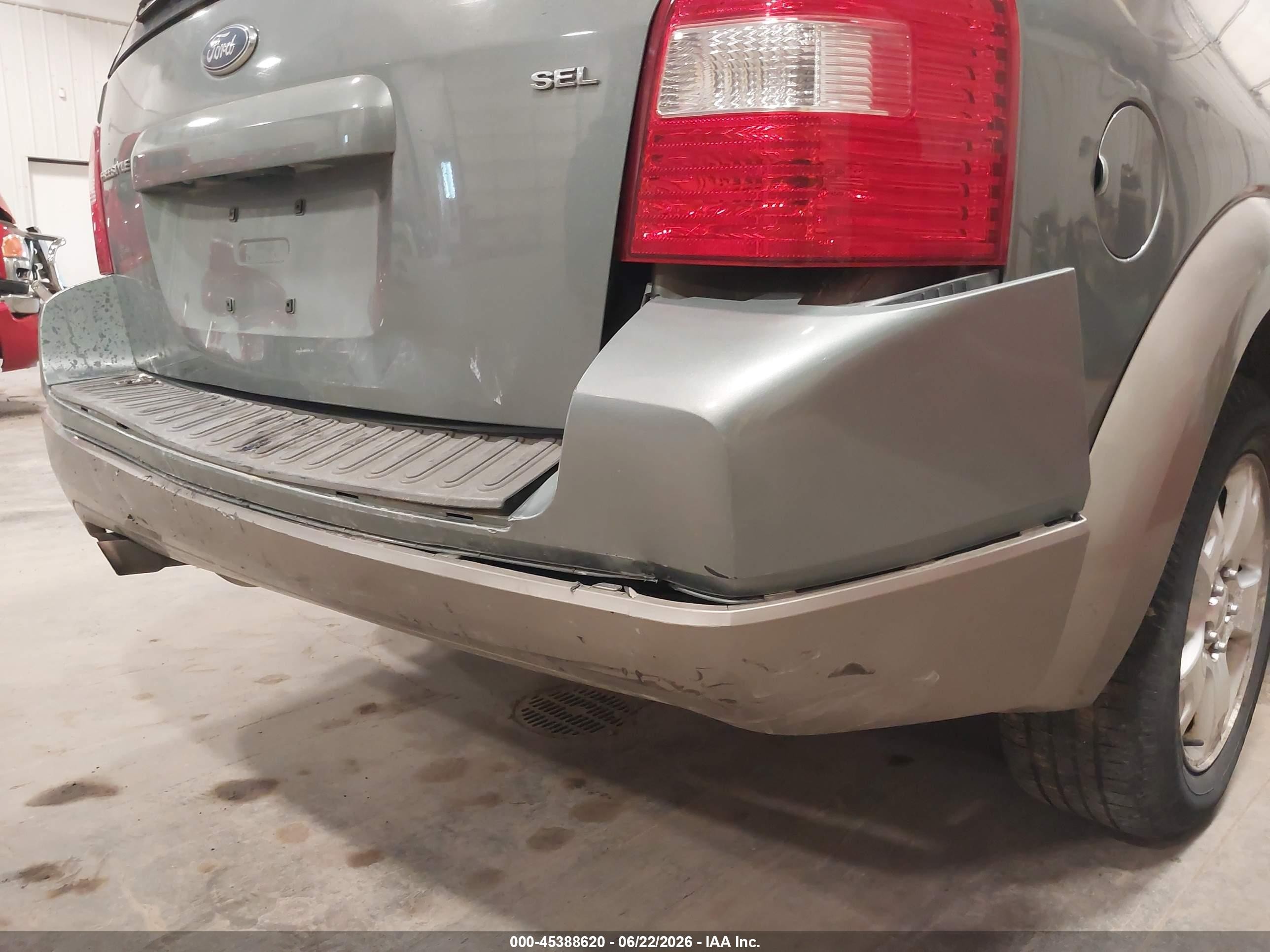 2006 Ford Freestyle Sel Gray vin: 1FMZK02196GA51399