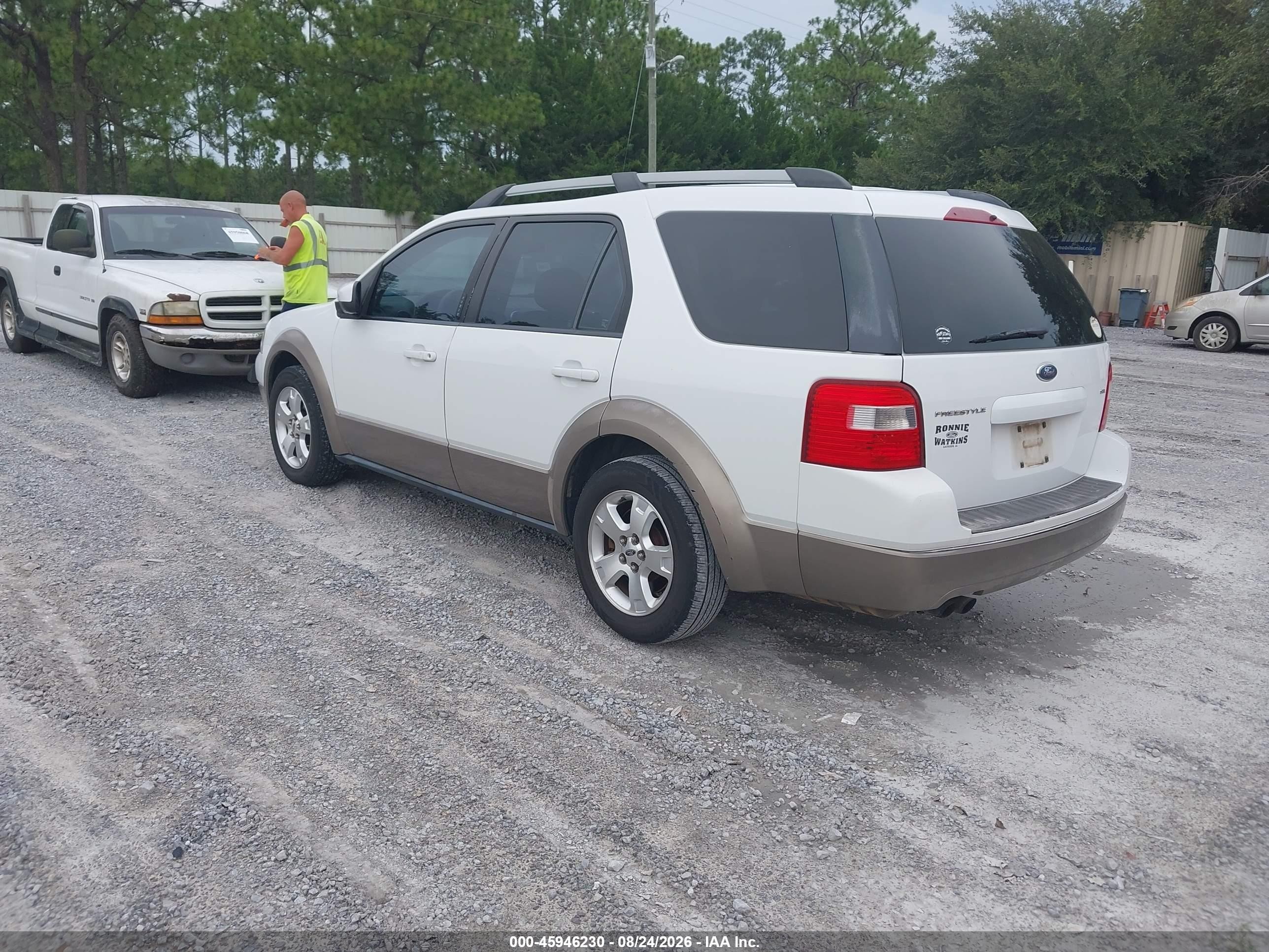 2006 Ford Freestyle Sel Белый vin: 1FMZK021X6GA20890
