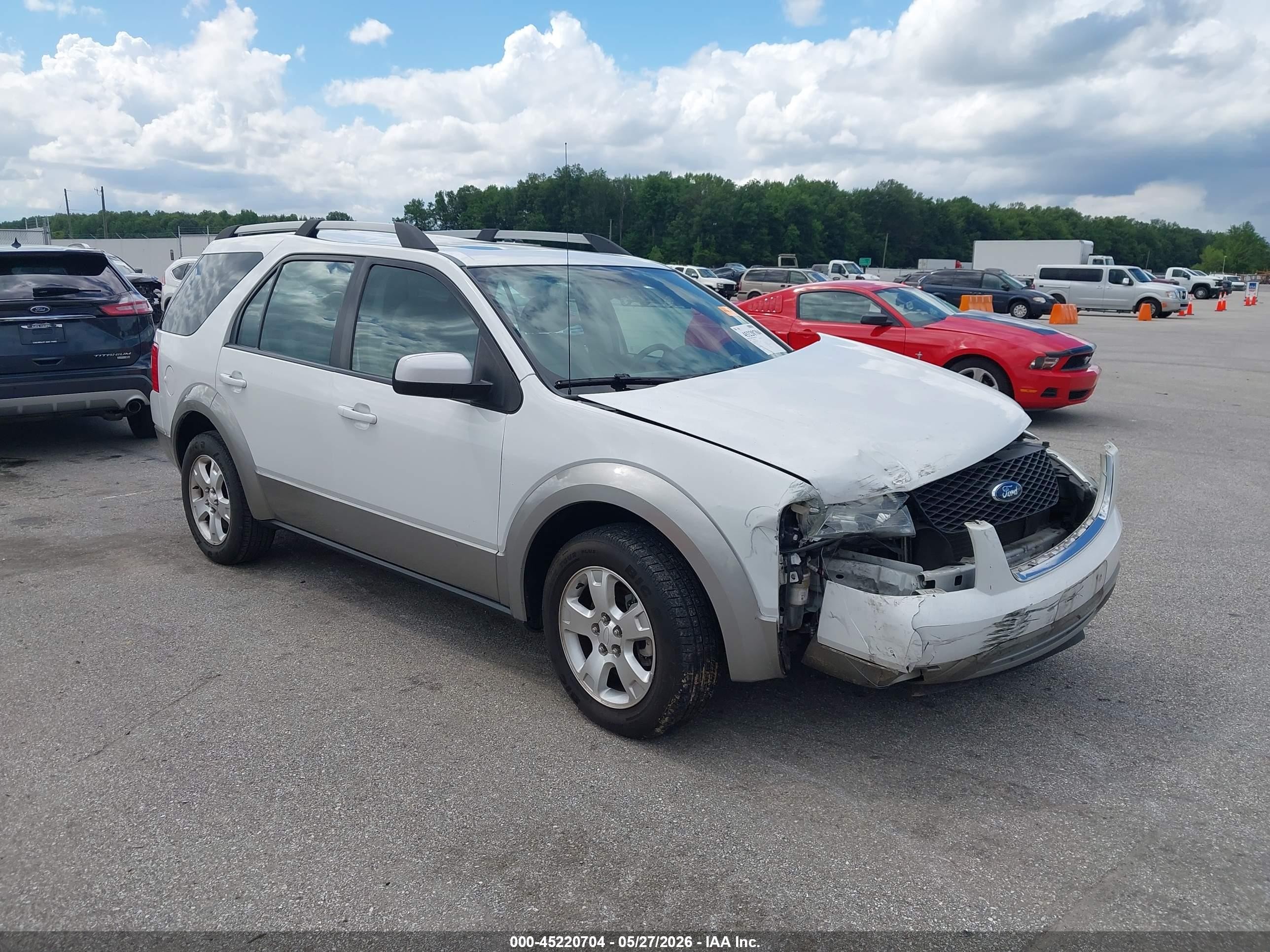 2006 Ford Freestyle Sel White vin: 1FMZK021X6GA52089