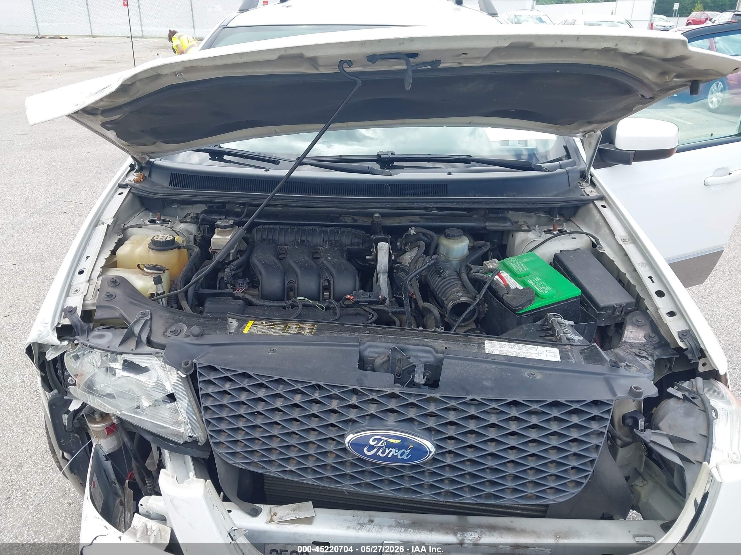 2006 Ford Freestyle Sel White vin: 1FMZK021X6GA52089