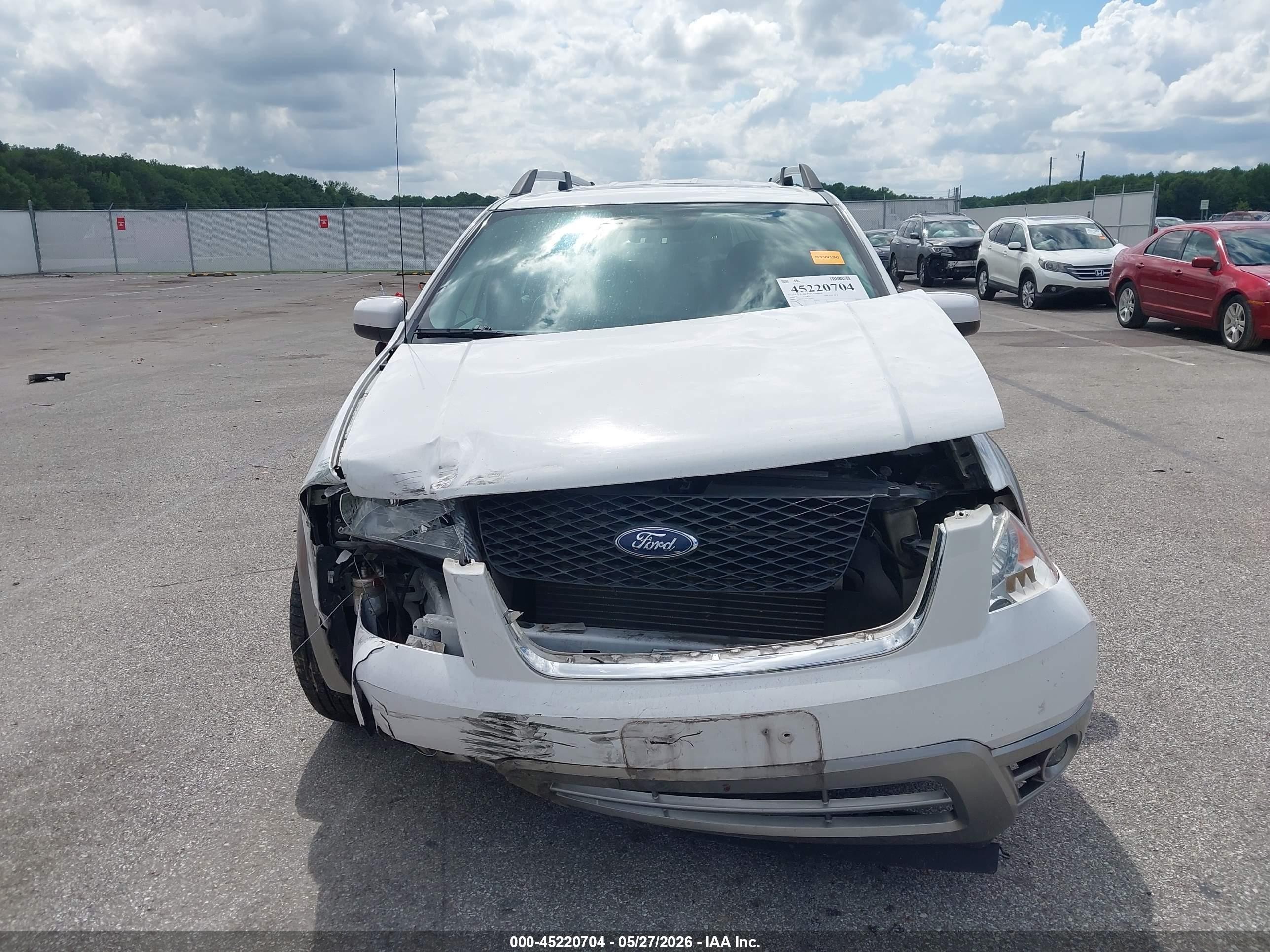 2006 Ford Freestyle Sel White vin: 1FMZK021X6GA52089