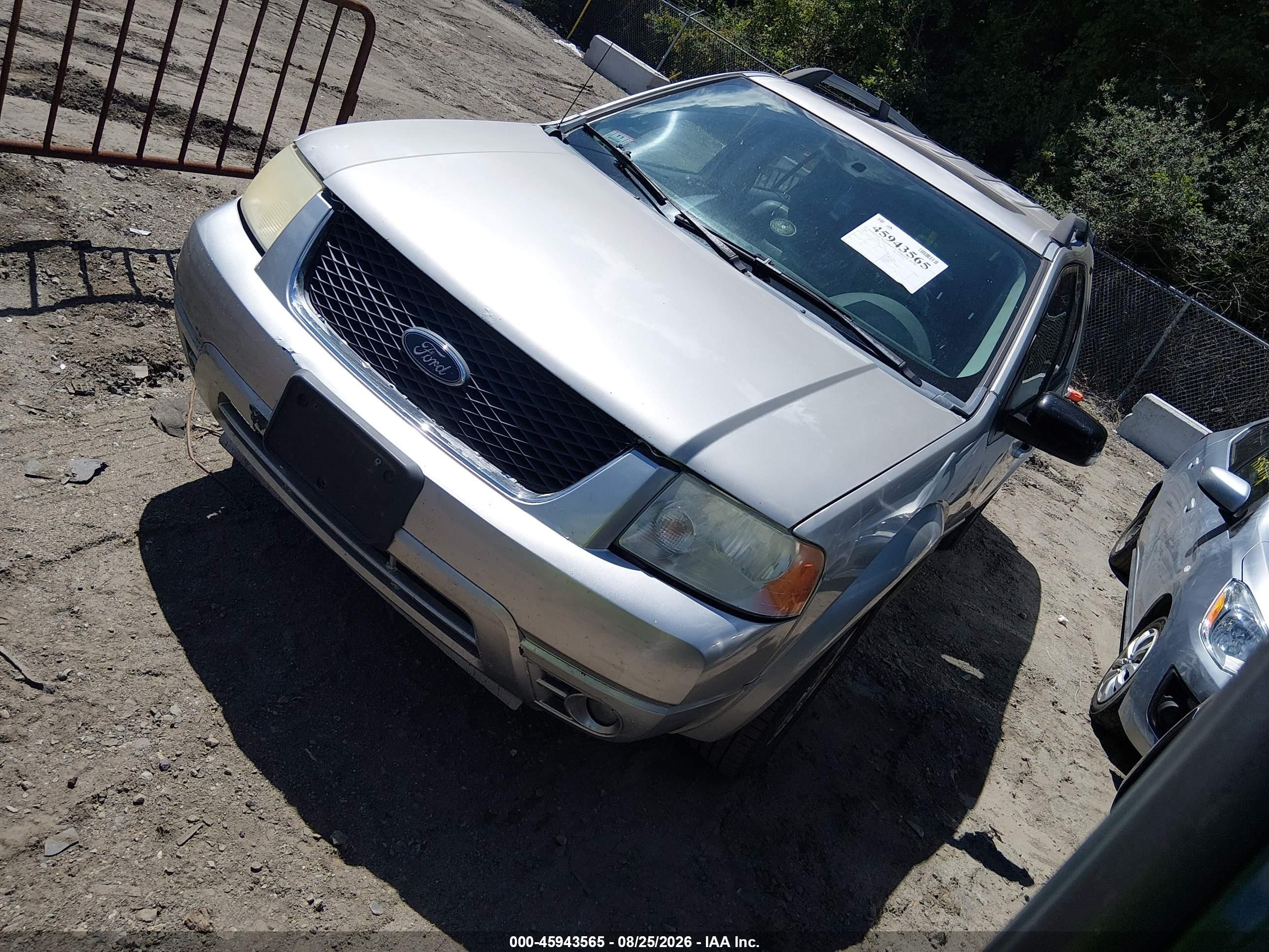 2006 Ford Freestyle Limited Silver vin: 1FMZK03106GA22596