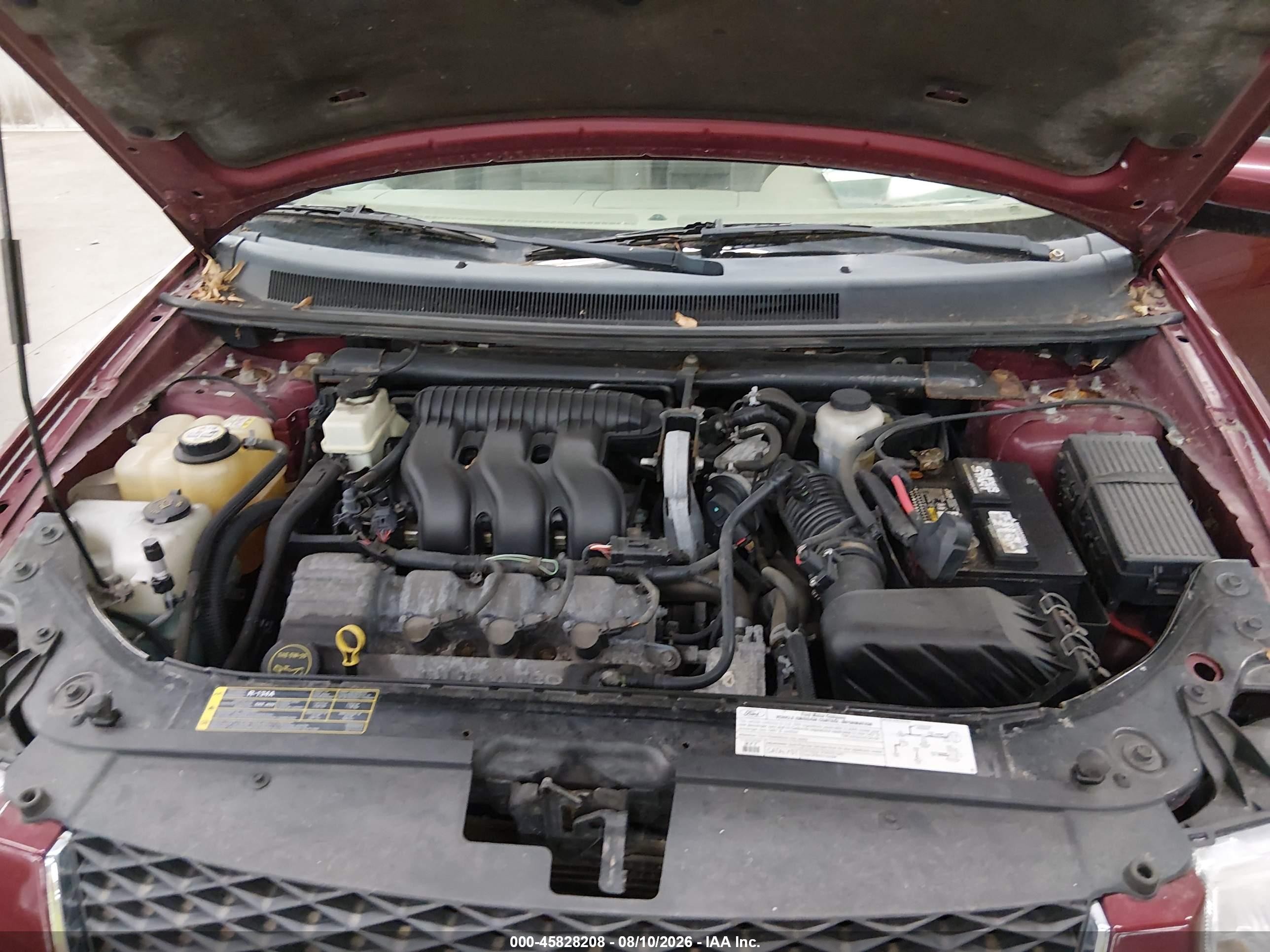 2005 Ford Freestyle Limited Red vin: 1FMZK031X5GA64420
