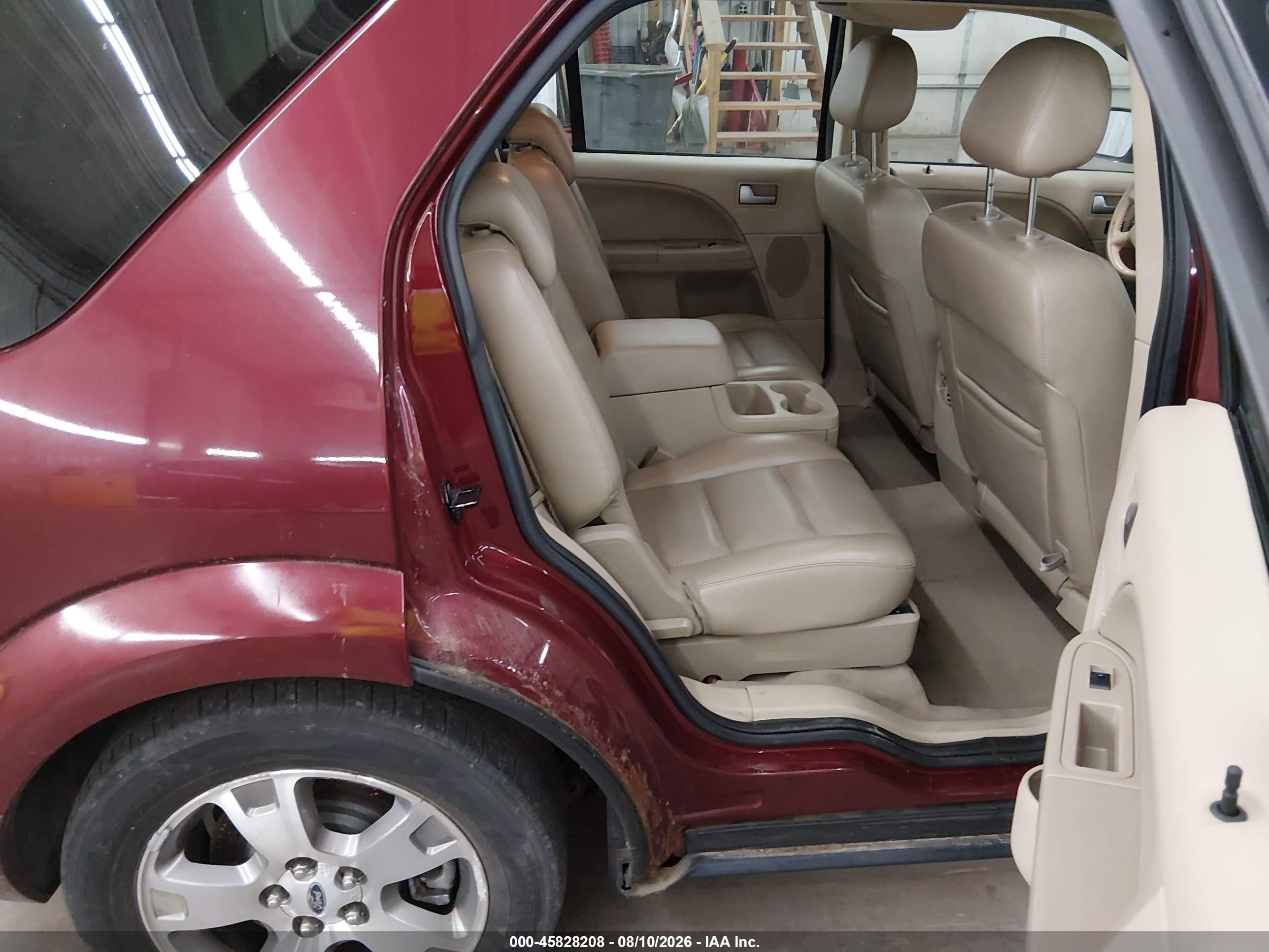 2005 Ford Freestyle Limited Red vin: 1FMZK031X5GA64420