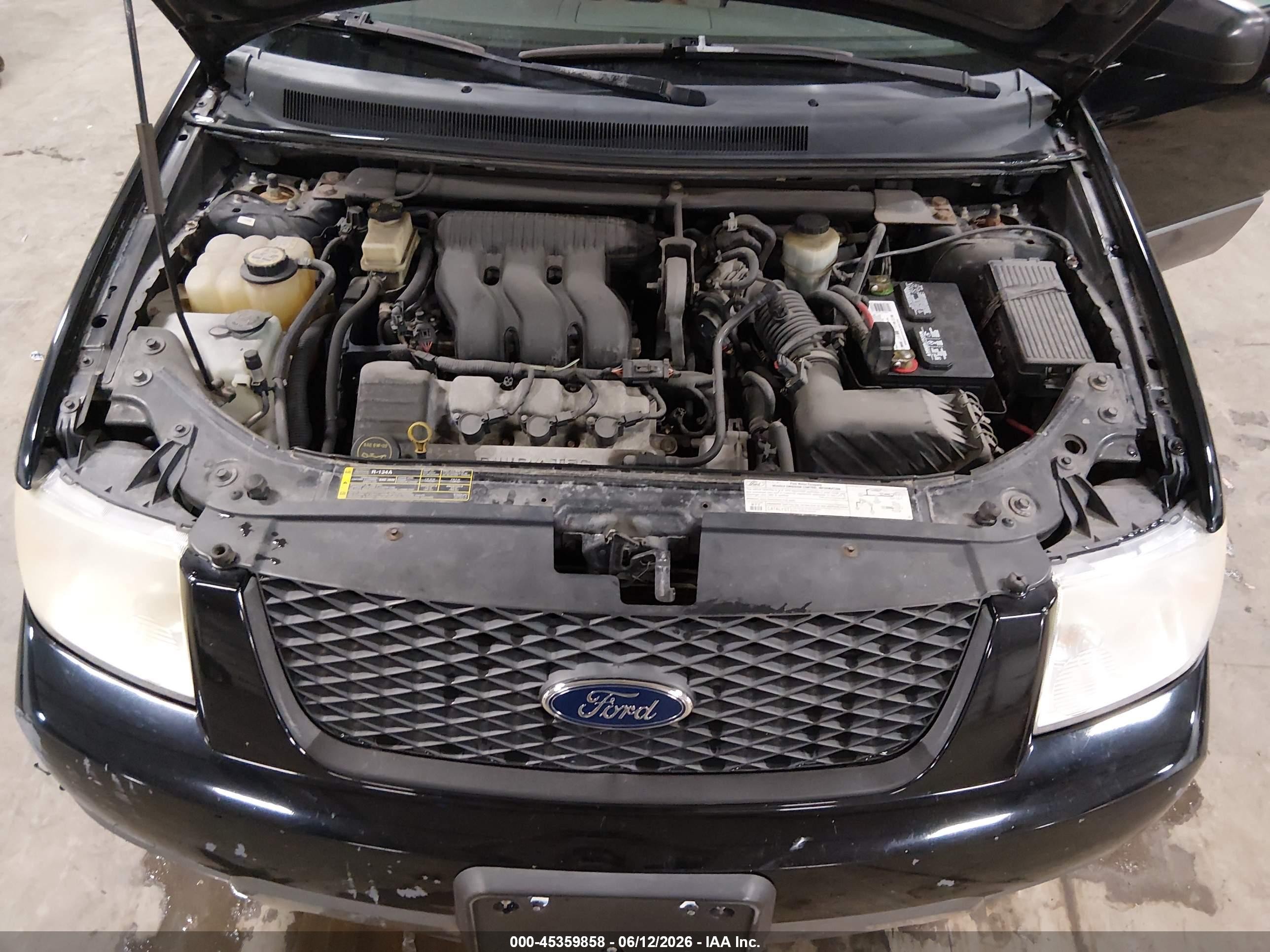 2005 Ford Freestyle Se Black vin: 1FMZK04115GA65633