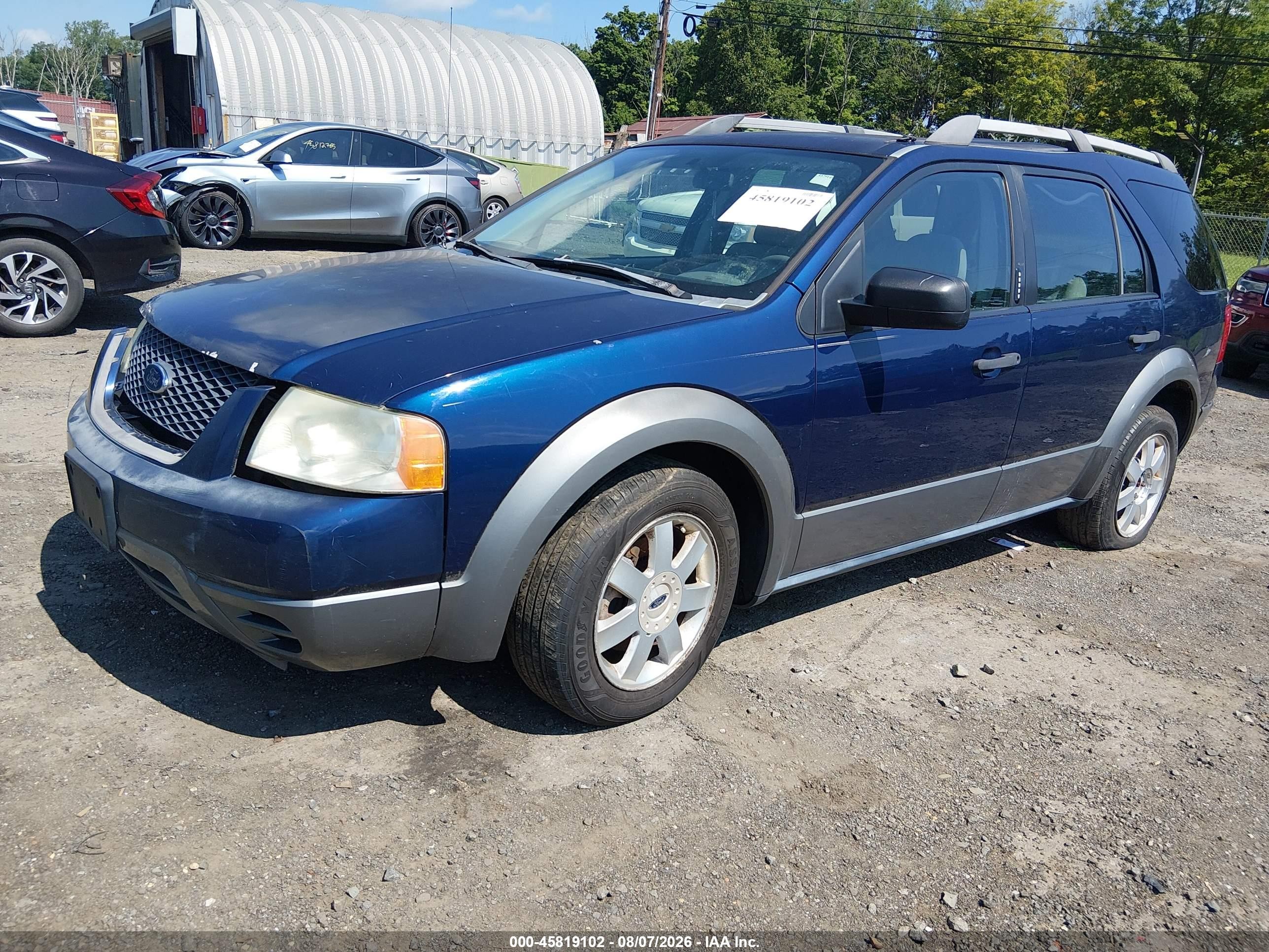 2005 Ford Freestyle Se Blue vin: 1FMZK04185GA30085