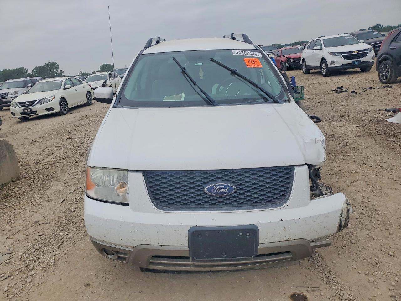 2006 Ford Freestyle Sel White vin: 1FMZK05176GA29767