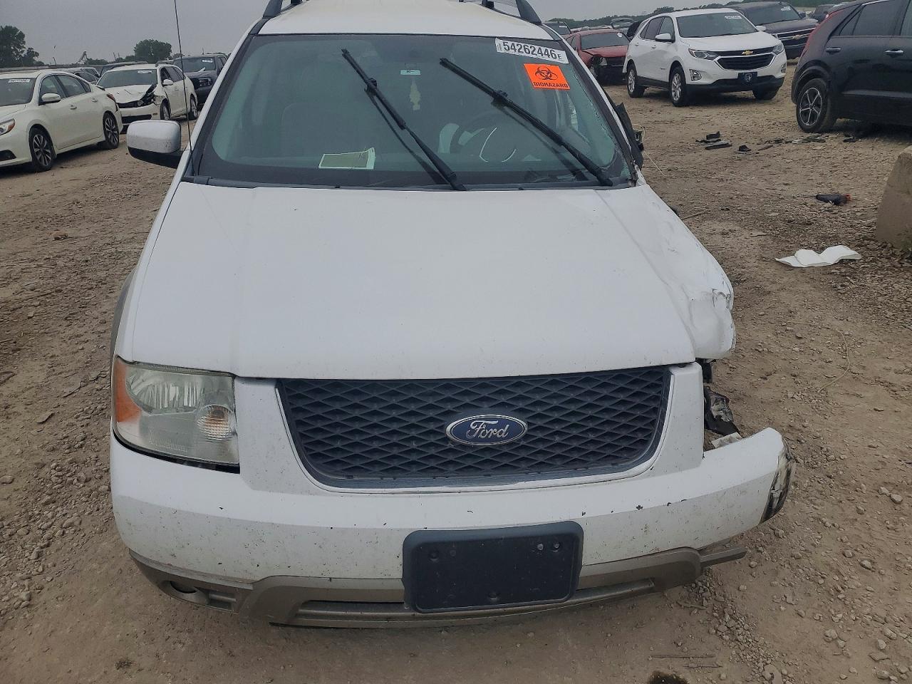 2006 Ford Freestyle Sel White vin: 1FMZK05176GA29767