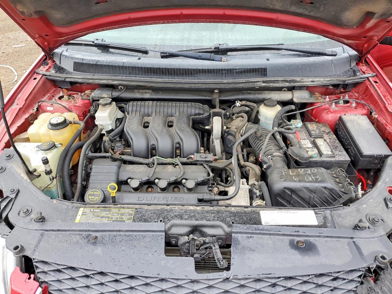 2006 Ford Freestyle Sel Red vin: 1FMZK05186GA55522