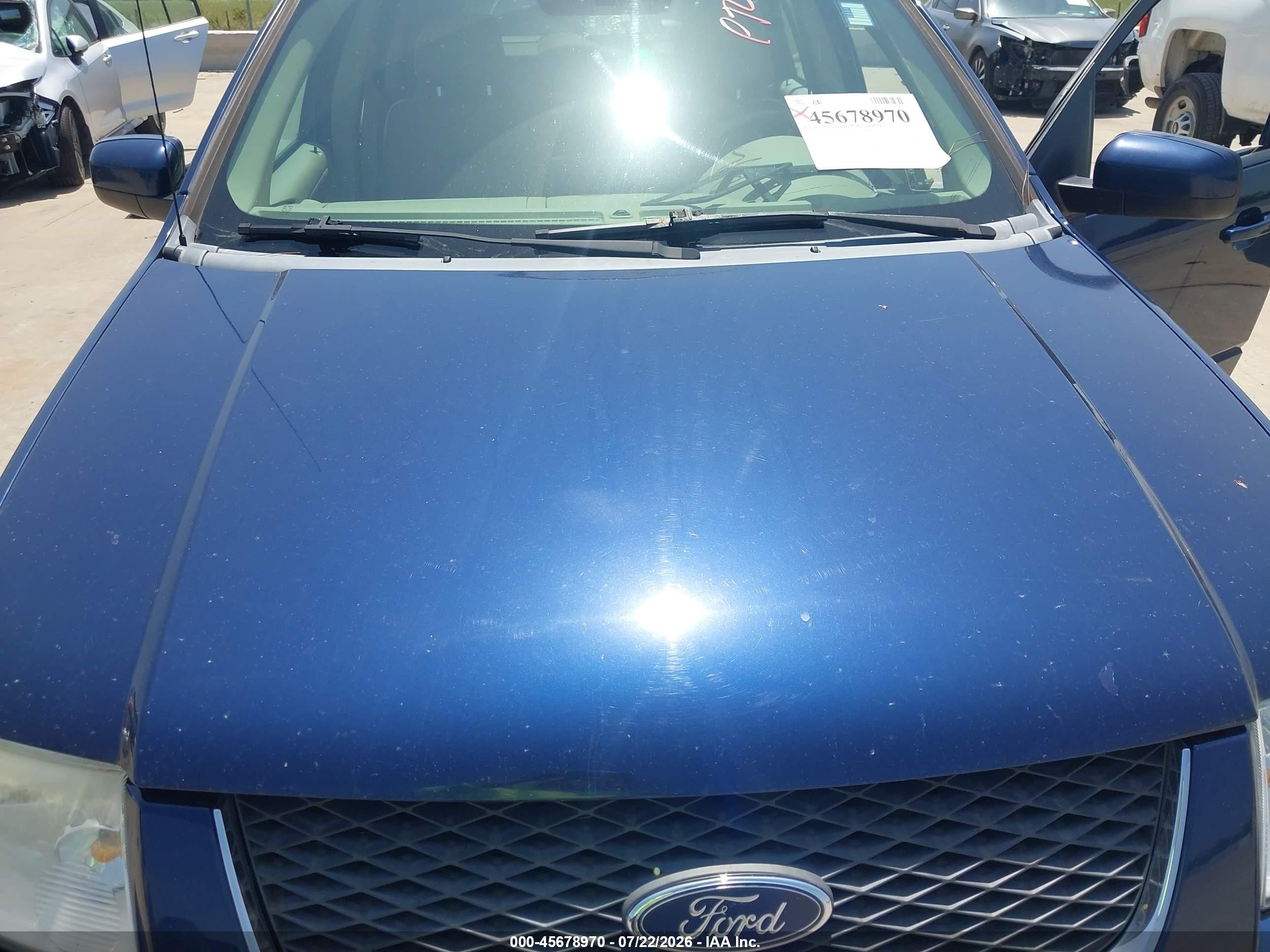2005 Ford Freestyle Limited Blue vin: 1FMZK06185GA29340