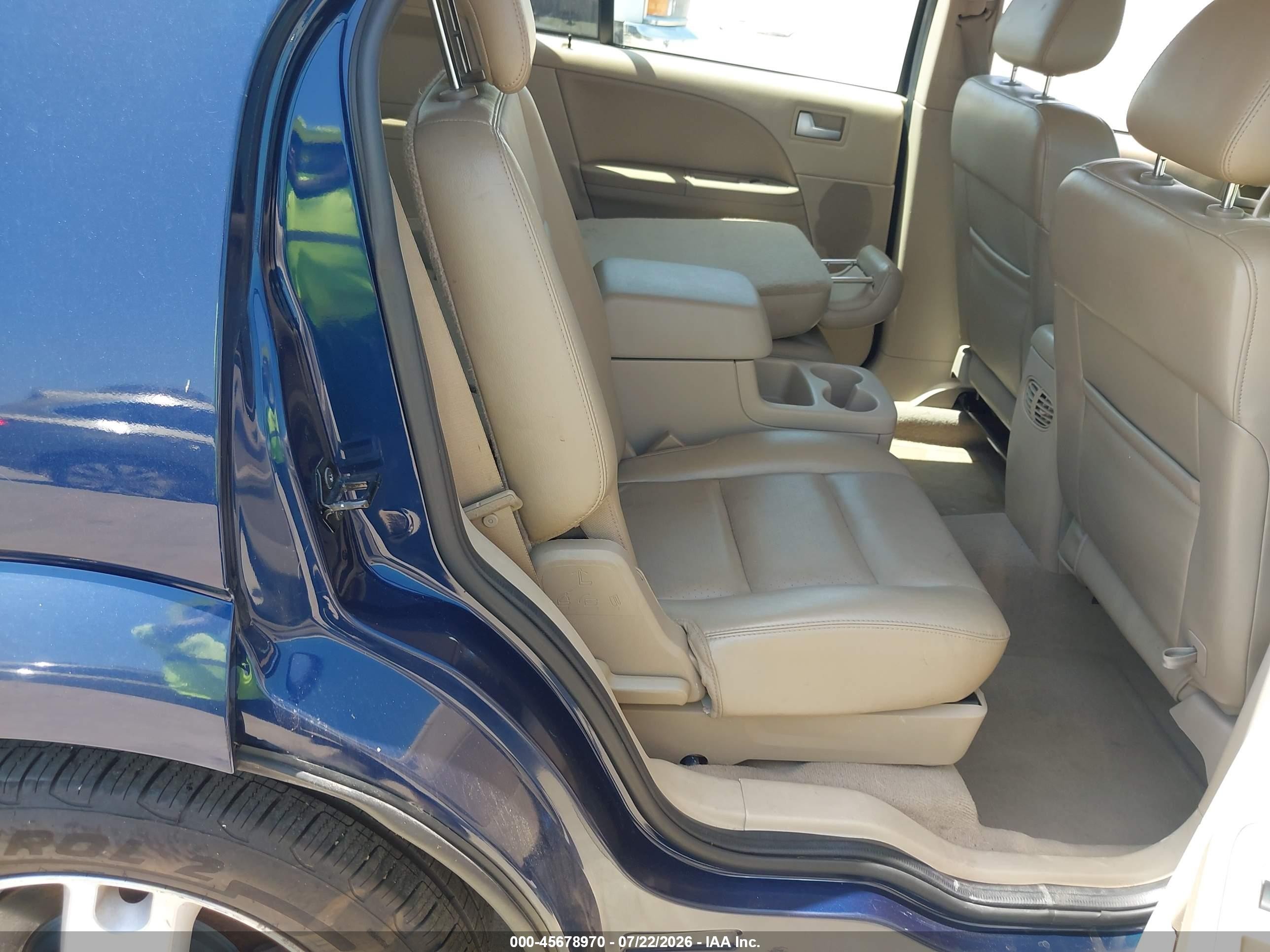 2005 Ford Freestyle Limited Blue vin: 1FMZK06185GA29340