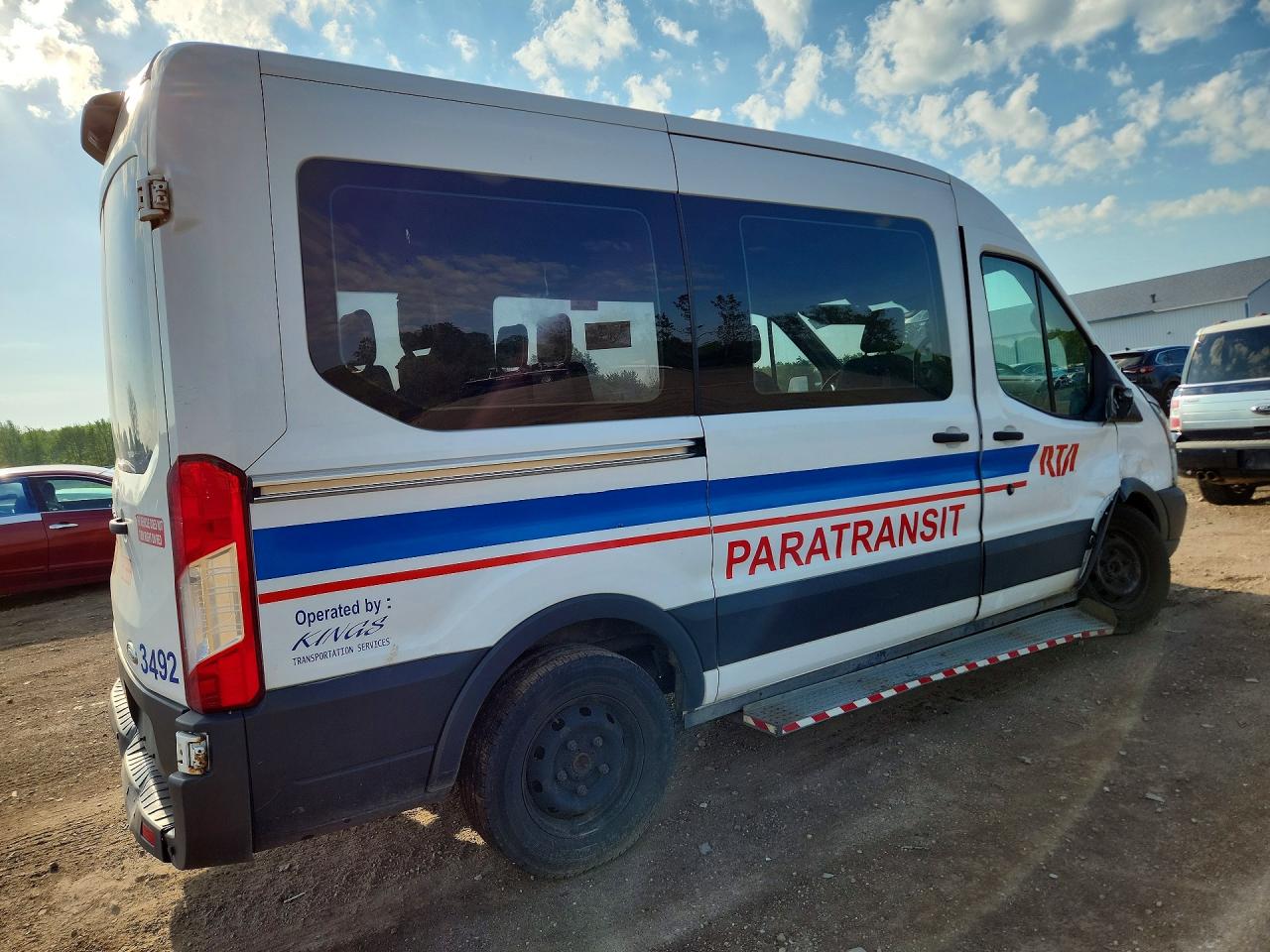 2018 Ford Transit White vin: 1FMZK1CM0JKB31369