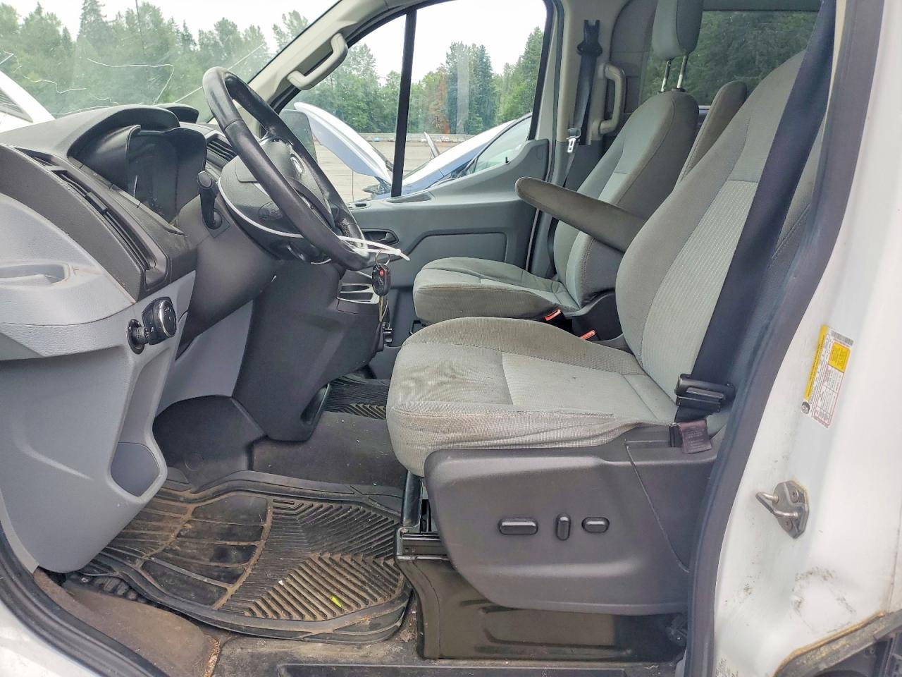 2015 Ford Transit T-150 White vin: 1FMZK1YM2FKB14511