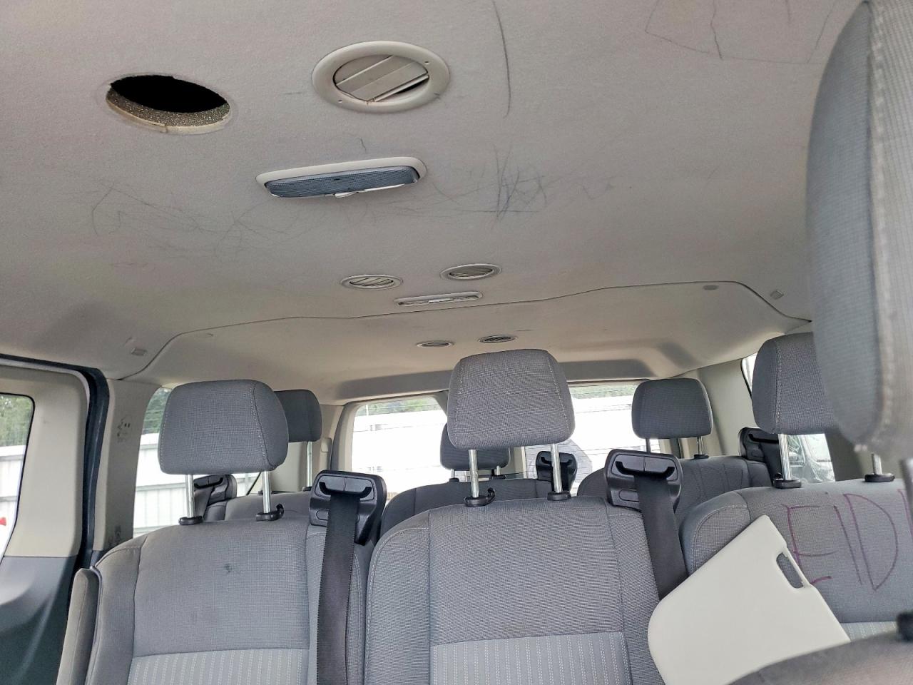 2015 Ford Transit T-150 White vin: 1FMZK1YM2FKB14511