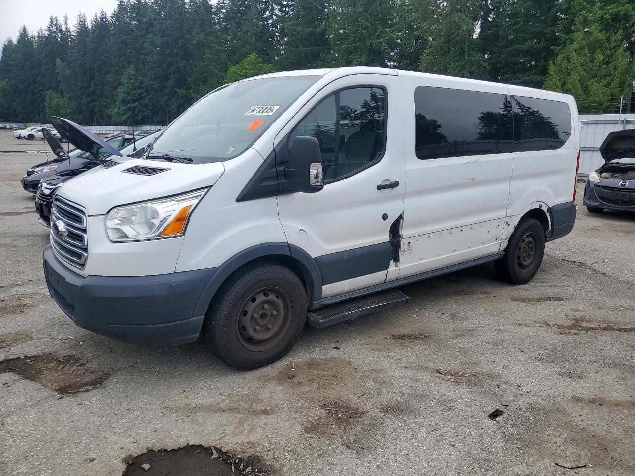 2015 Ford Transit T-150 White vin: 1FMZK1YM2FKB14511