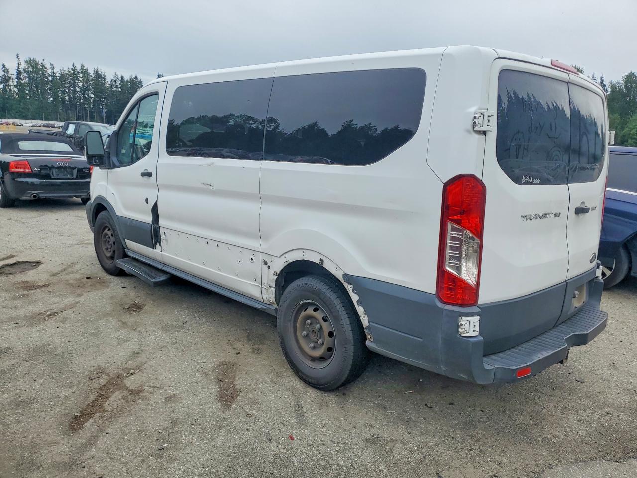 2015 Ford Transit T-150 White vin: 1FMZK1YM2FKB14511
