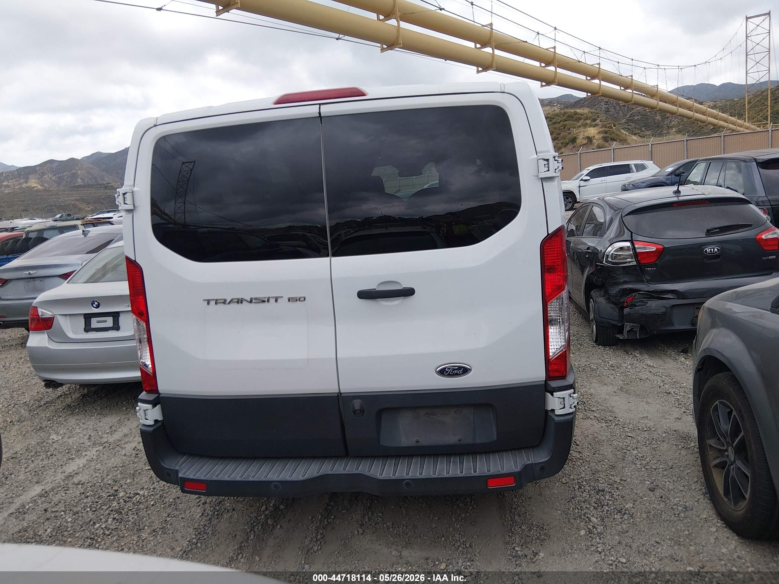 2017 Ford Transit-150 Xl White vin: 1FMZK1YM6HKA55546