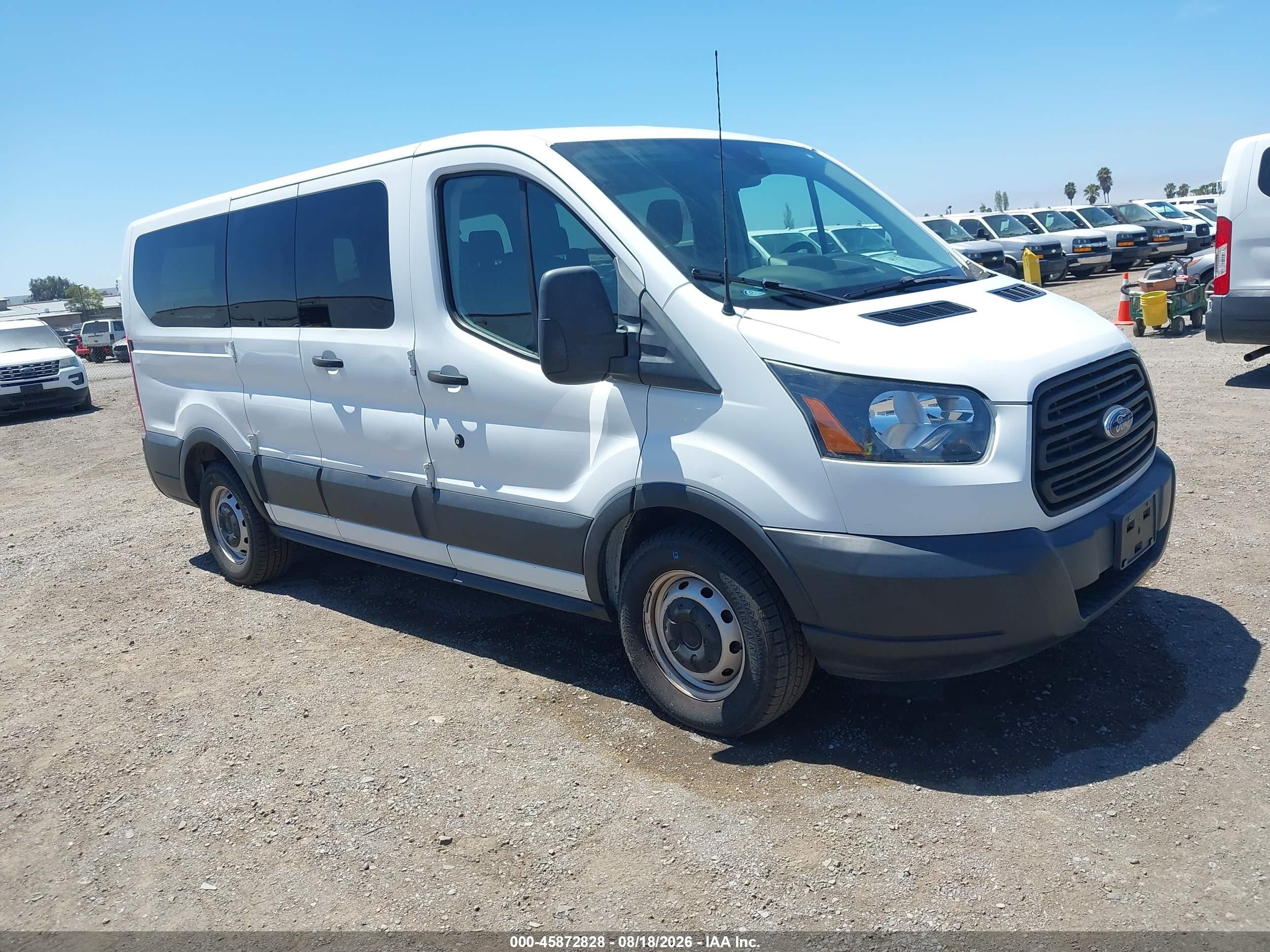 2019 Ford Transit-150 Xl White vin: 1FMZK1ZM0KKB28433