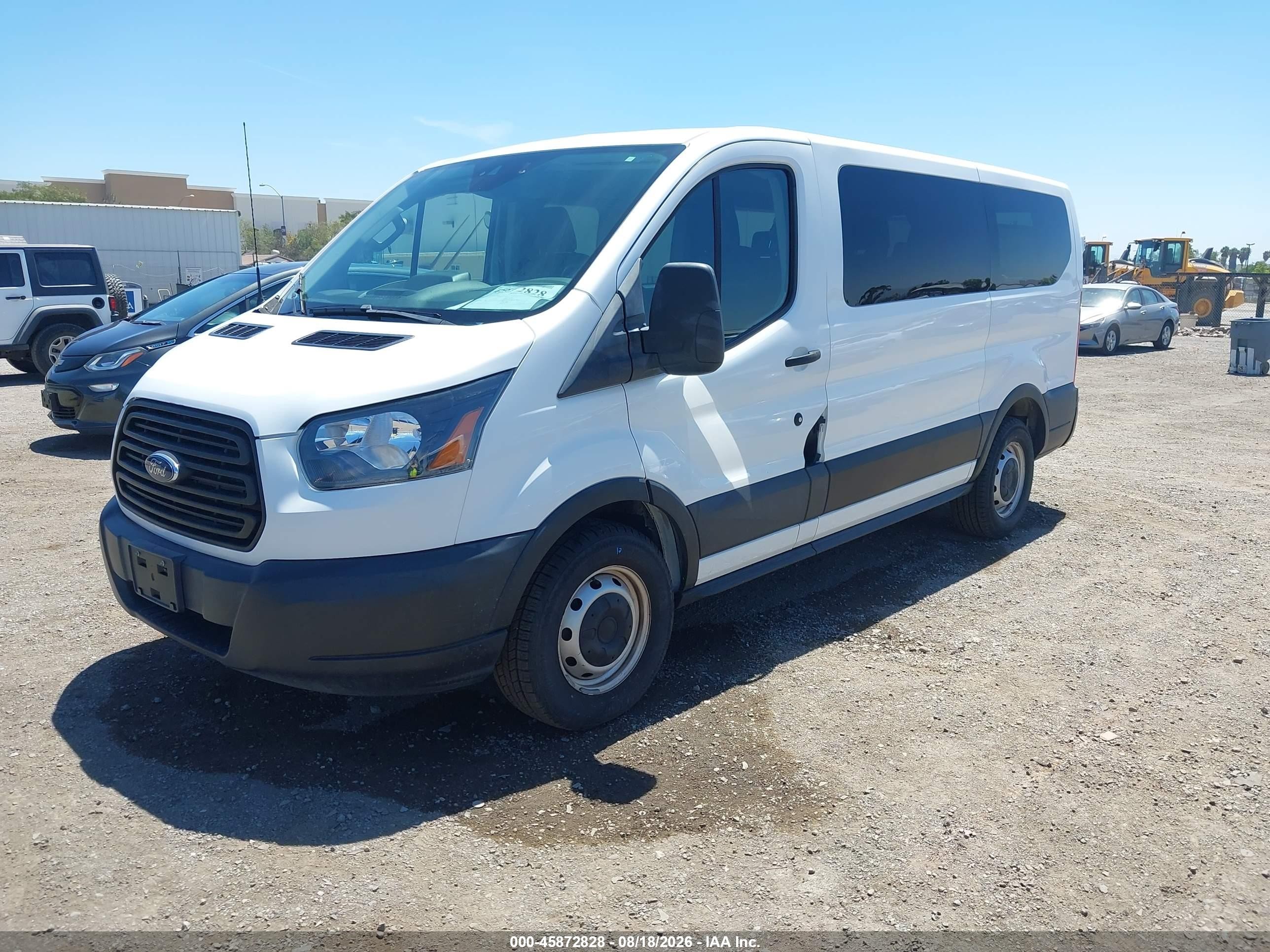2019 Ford Transit-150 Xl White vin: 1FMZK1ZM0KKB28433