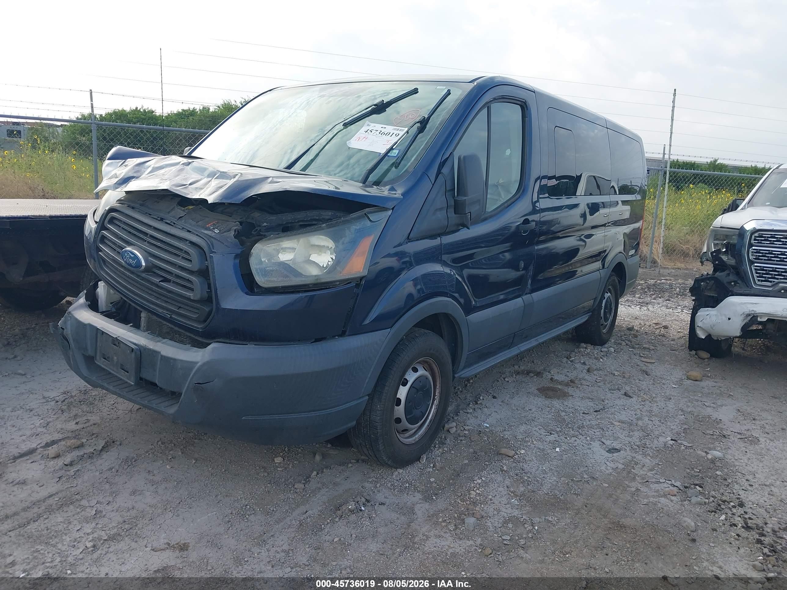2015 Ford Transit-150 Xl Blue vin: 1FMZK1ZM2FKB06147