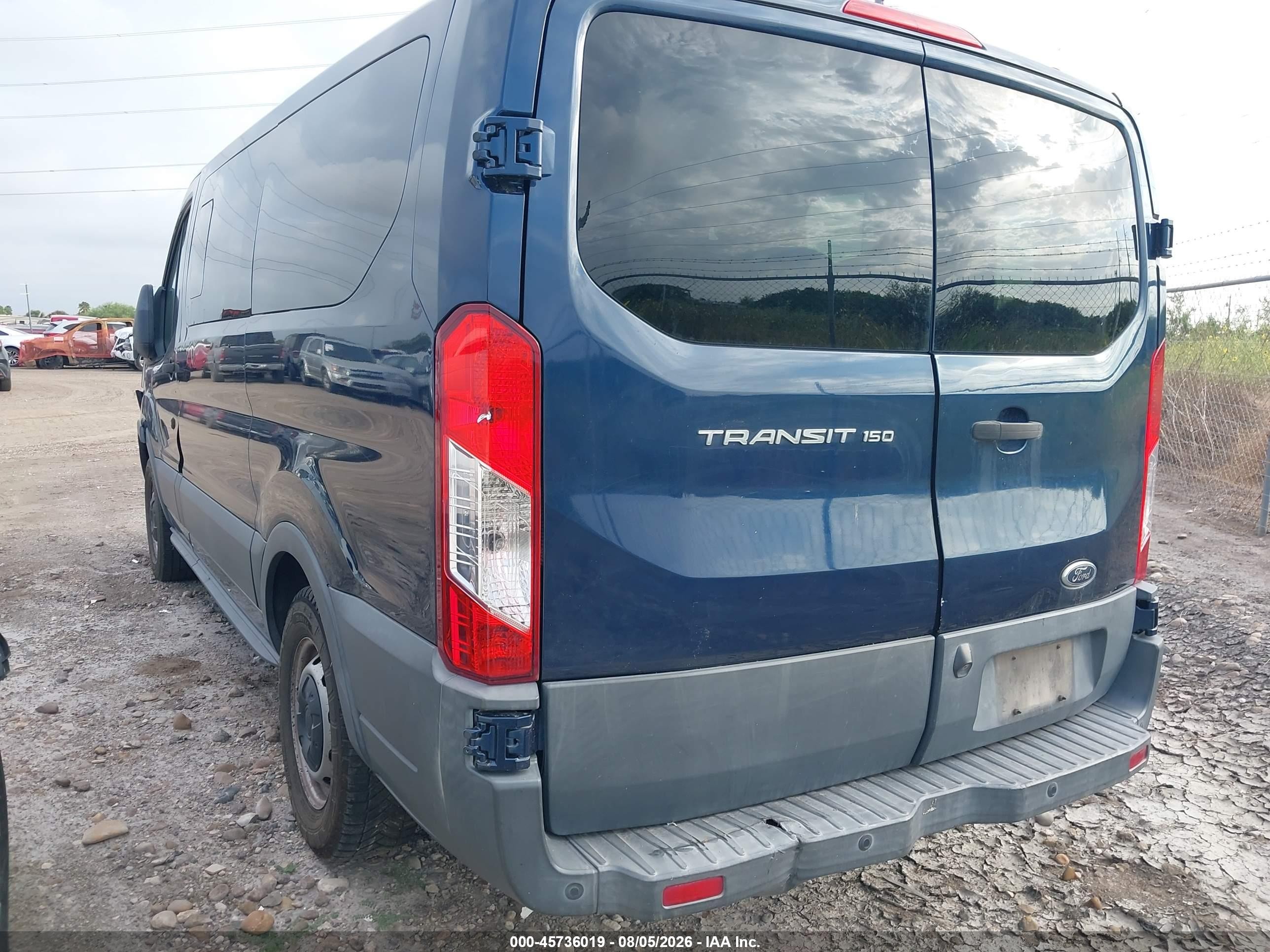 2015 Ford Transit-150 Xl Blue vin: 1FMZK1ZM2FKB06147