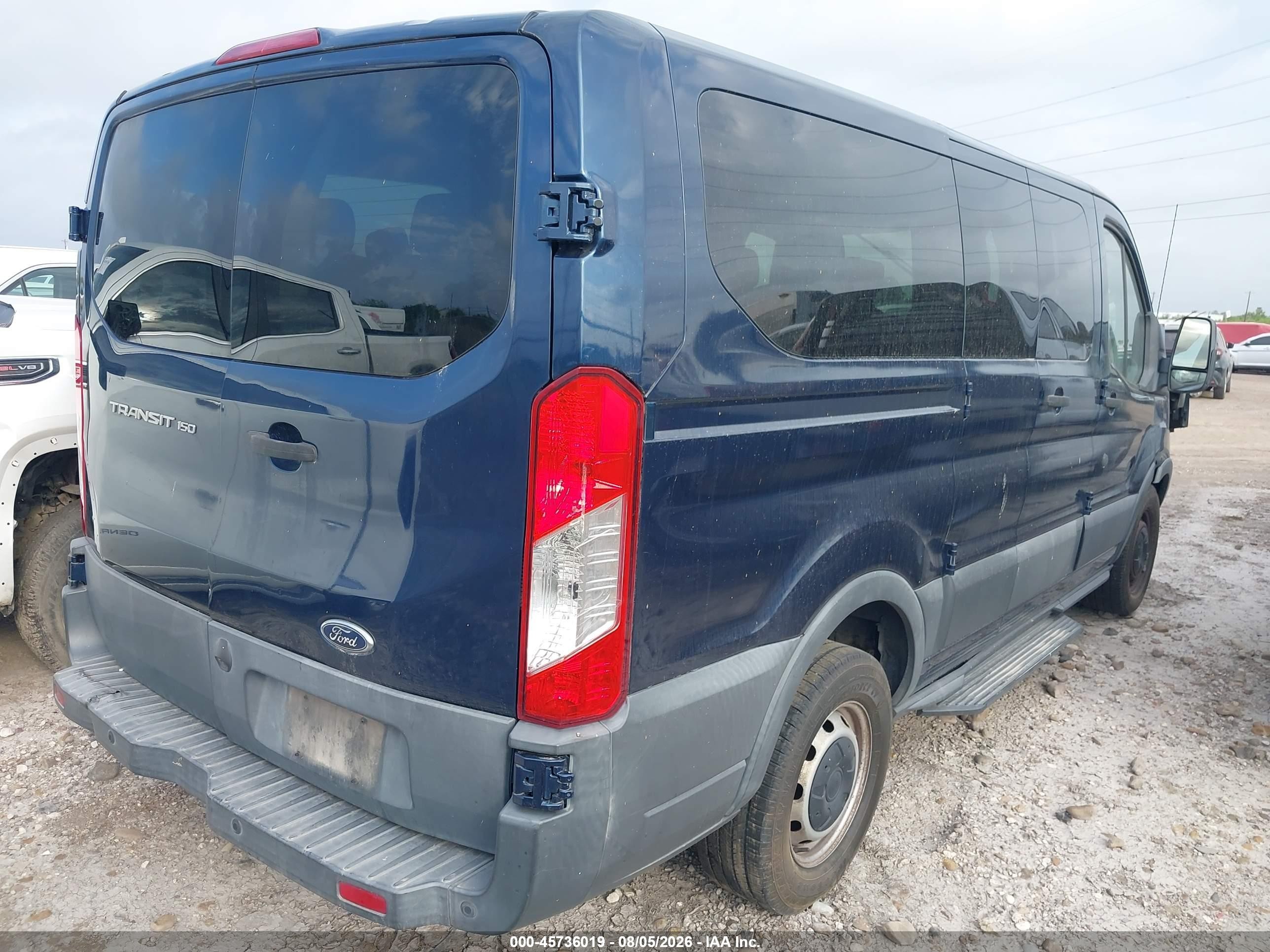2015 Ford Transit-150 Xl Blue vin: 1FMZK1ZM2FKB06147