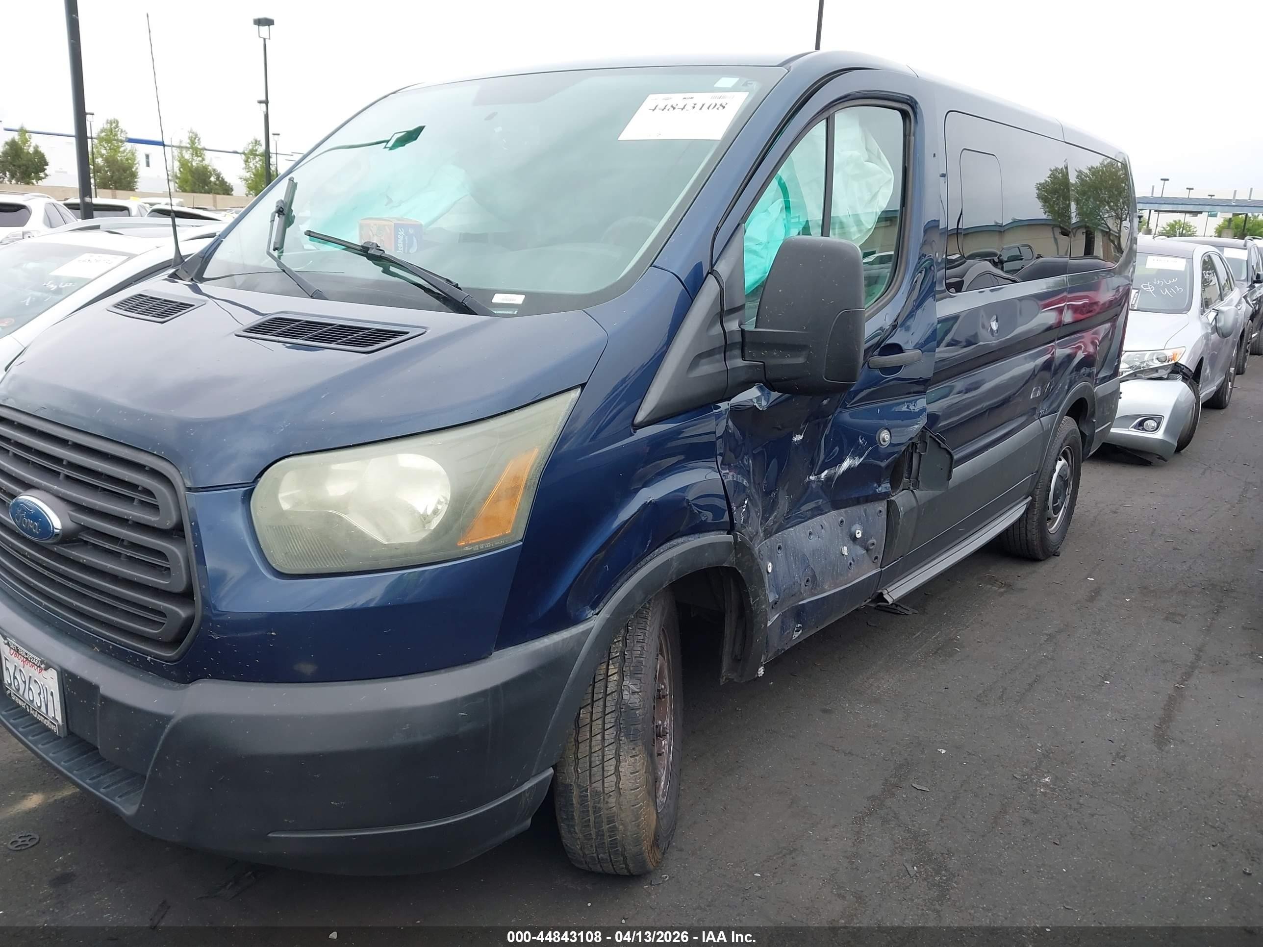 2015 Ford Transit-150 Xl Blue vin: 1FMZK1ZM5FKA85407