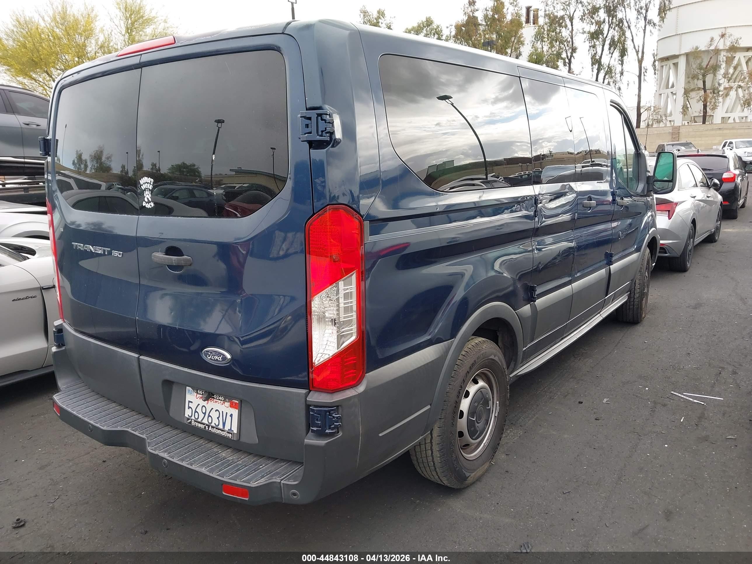 2015 Ford Transit-150 Xl Blue vin: 1FMZK1ZM5FKA85407