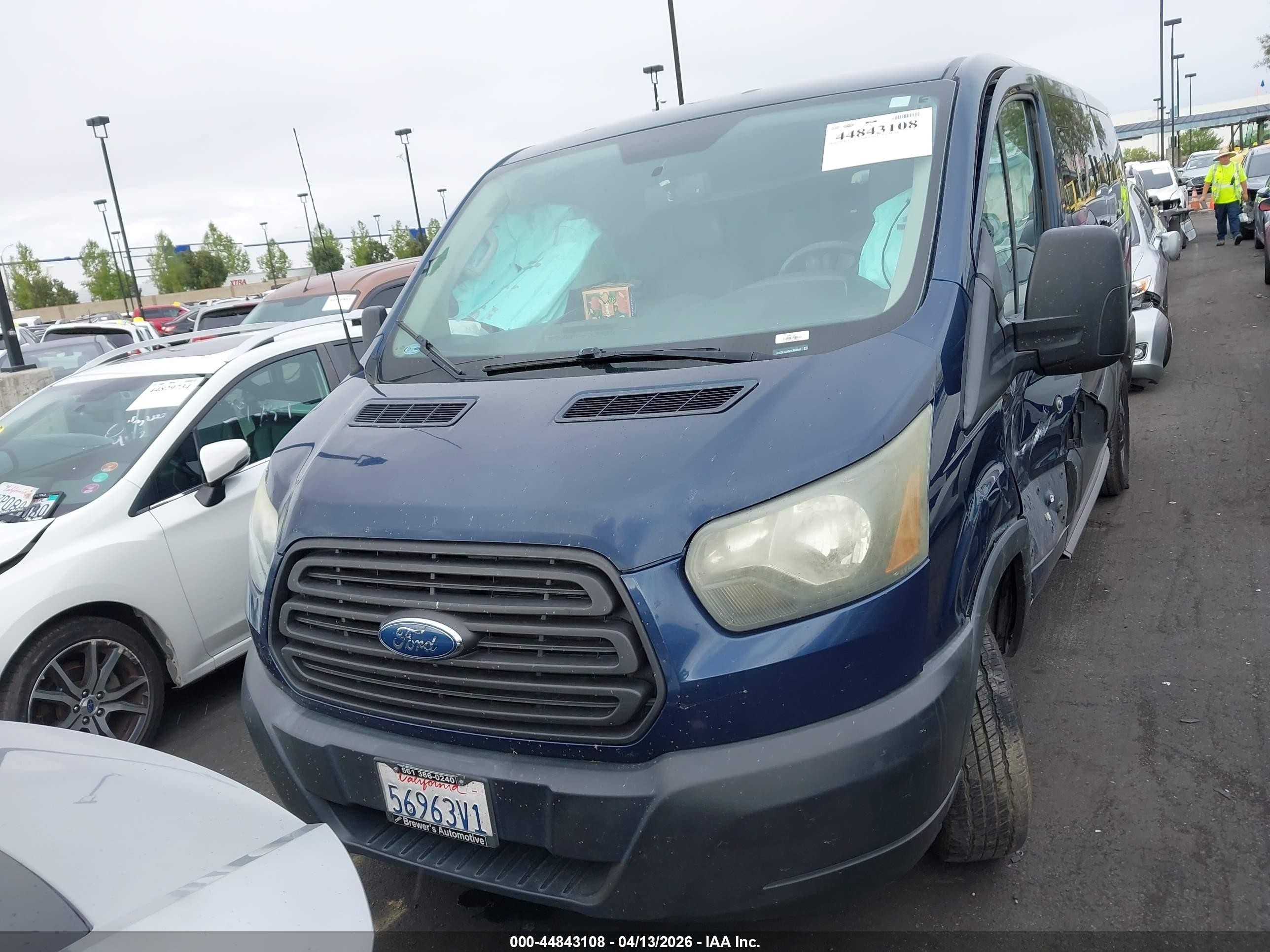 2015 Ford Transit-150 Xl Blue vin: 1FMZK1ZM5FKA85407