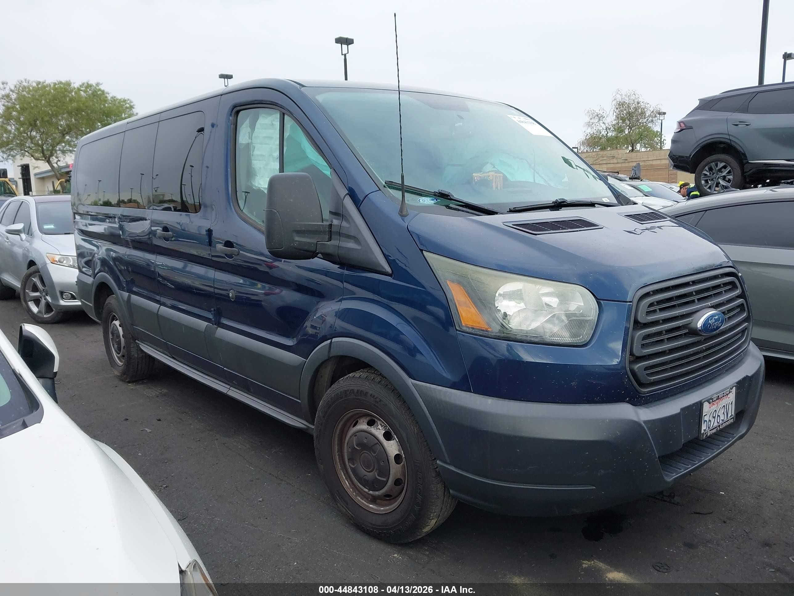 2015 Ford Transit-150 Xl Blue vin: 1FMZK1ZM5FKA85407