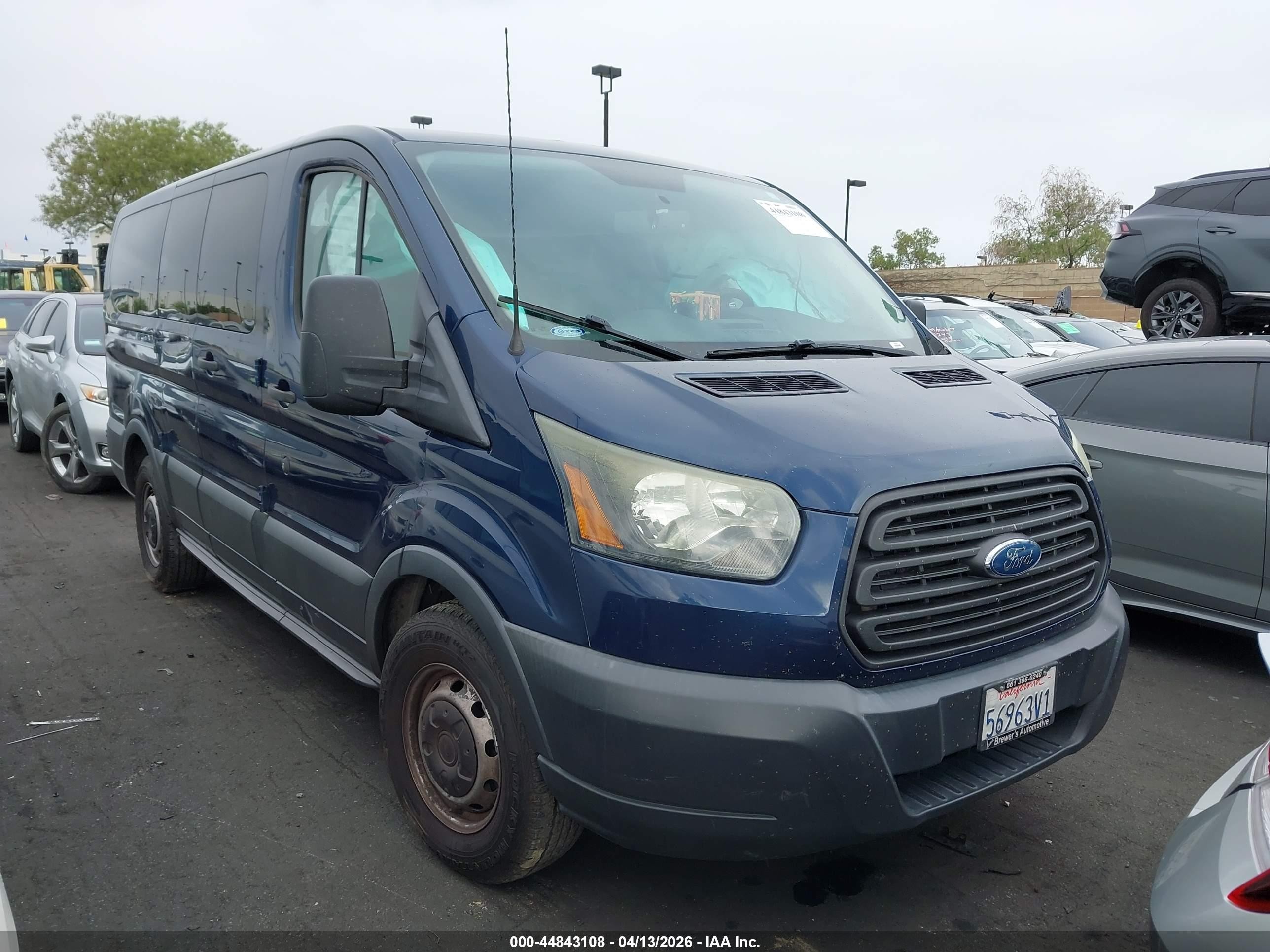 2015 Ford Transit-150 Xl Blue vin: 1FMZK1ZM5FKA85407
