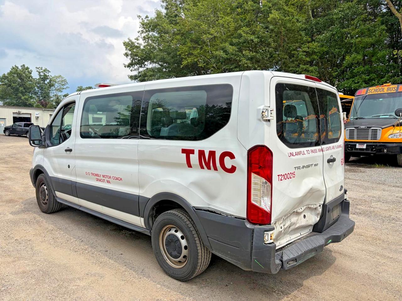 2015 Ford Transit T-150 Белый vin: 1FMZK1ZM6FKB26885