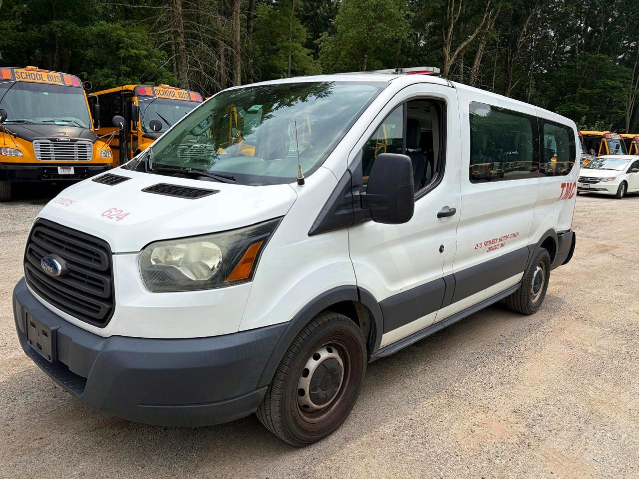 2015 Ford Transit T-150 Белый vin: 1FMZK1ZM6FKB26885