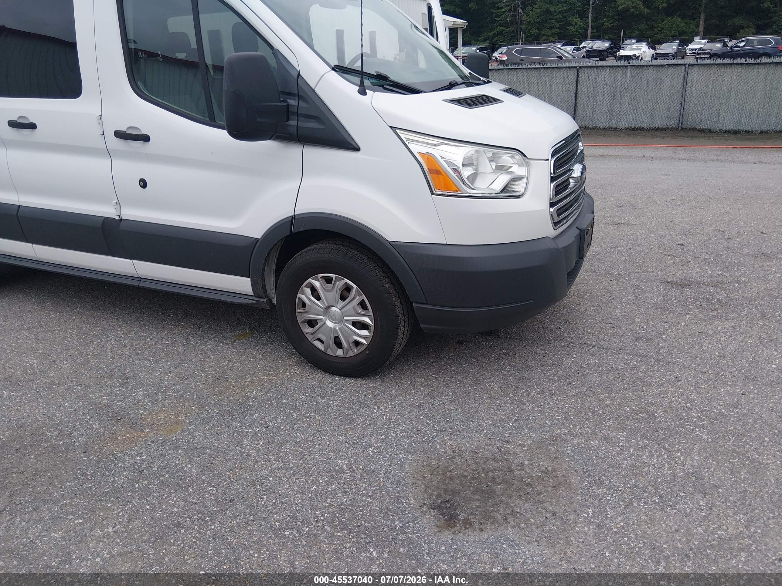 2015 Ford Transit-150 Xl/xlt White vin: 1FMZK1ZMXFKB27571