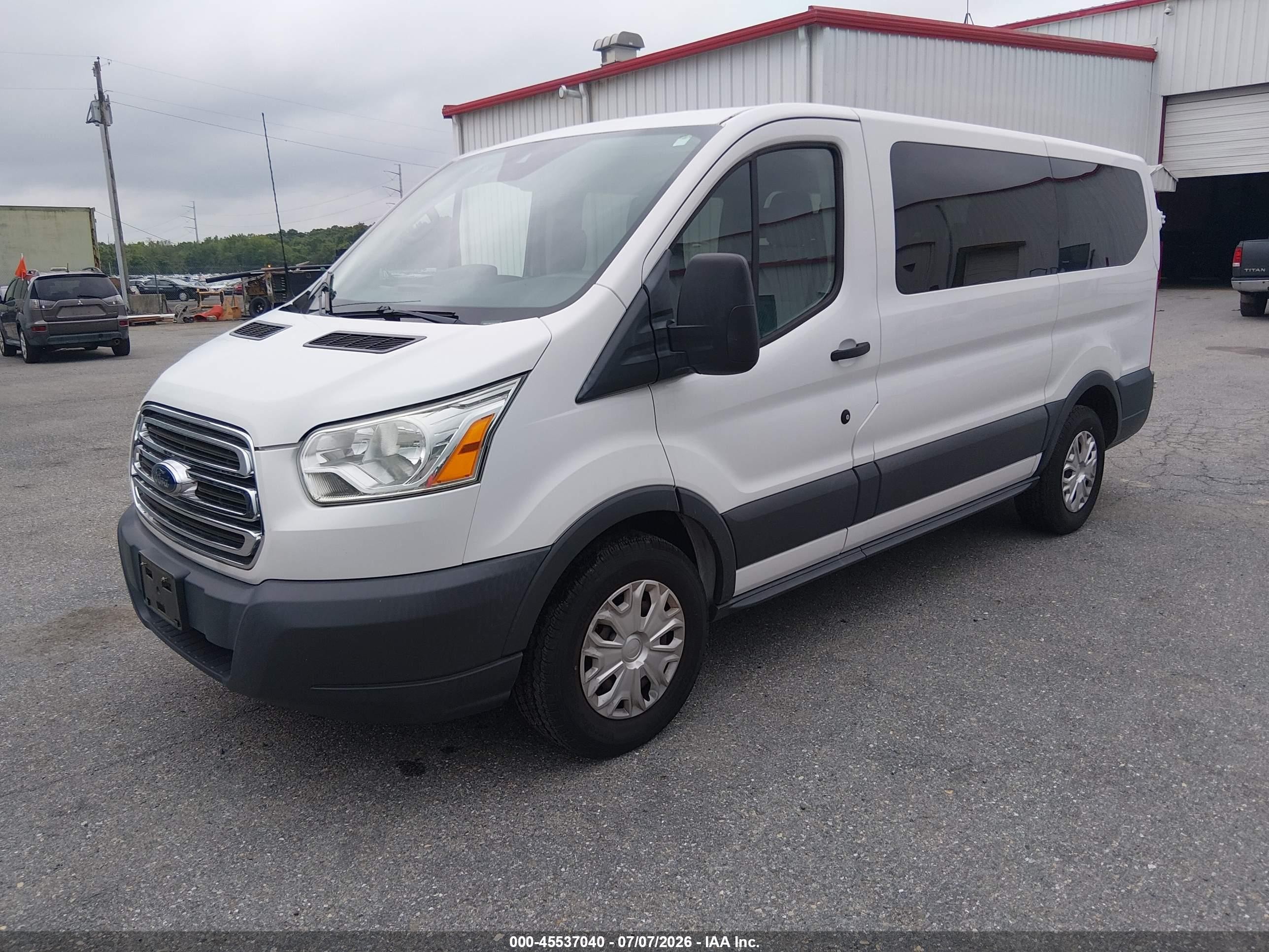 2015 Ford Transit-150 Xl/xlt White vin: 1FMZK1ZMXFKB27571