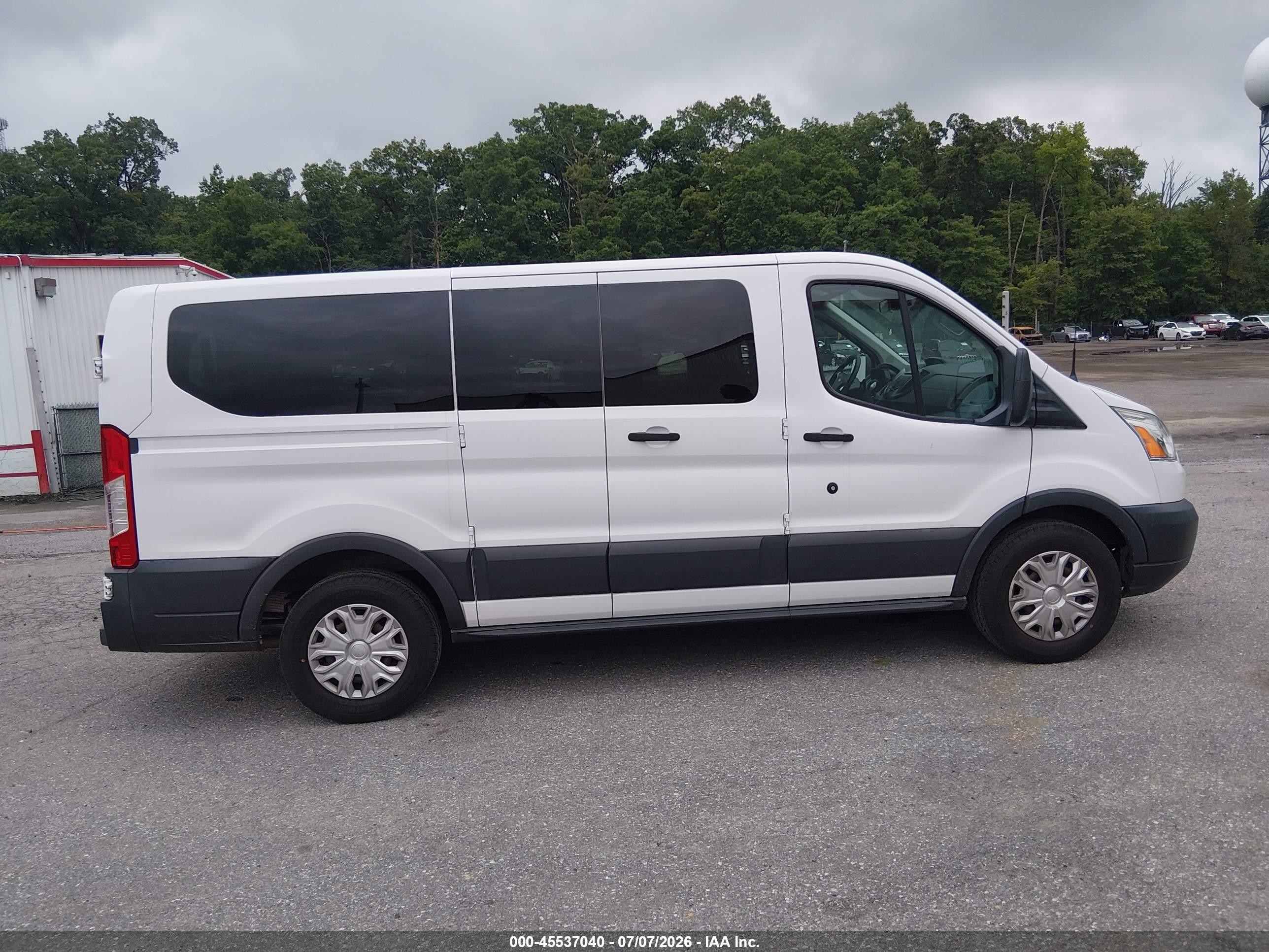 2015 Ford Transit-150 Xl/xlt White vin: 1FMZK1ZMXFKB27571