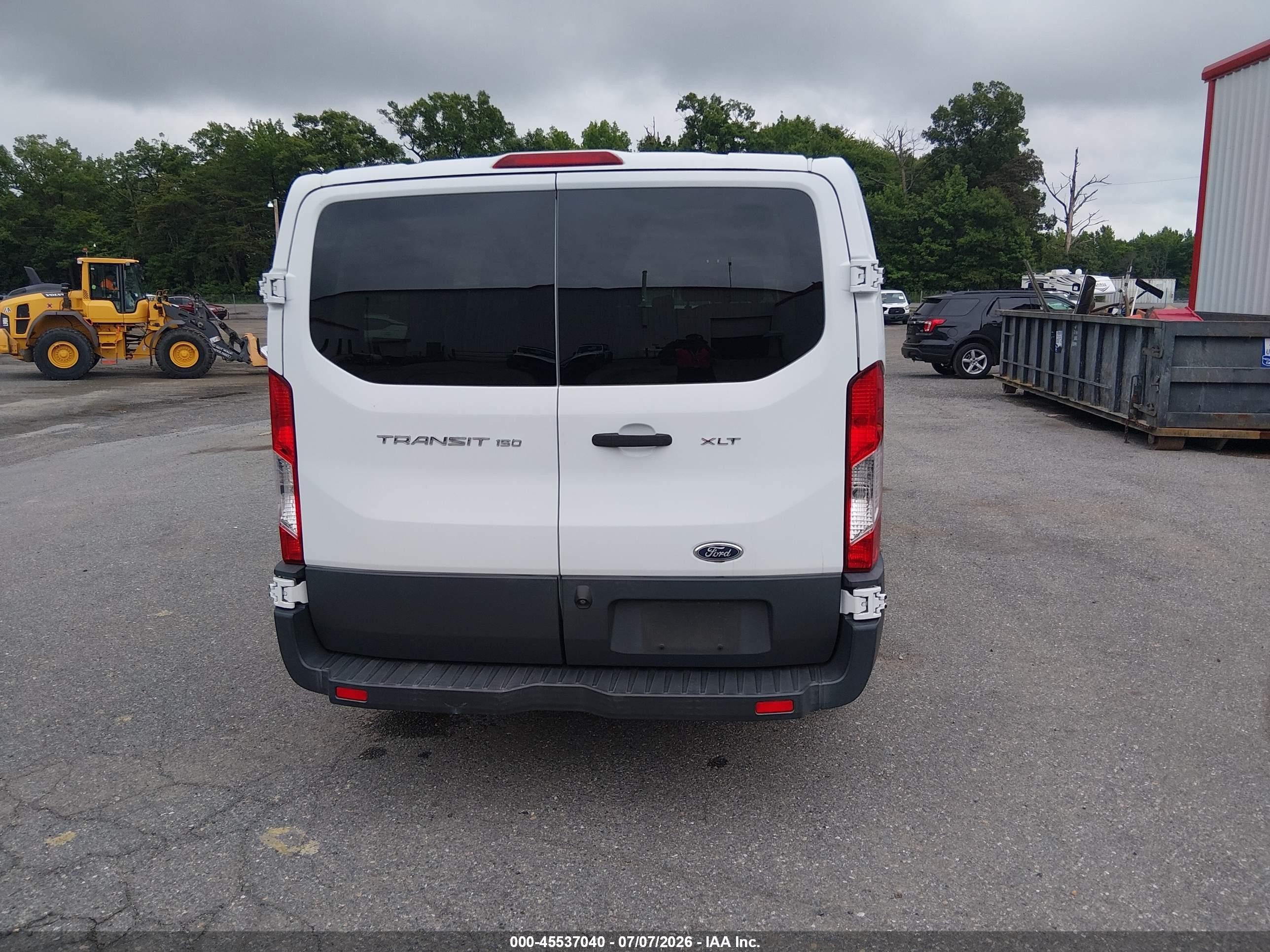 2015 Ford Transit-150 Xl/xlt White vin: 1FMZK1ZMXFKB27571