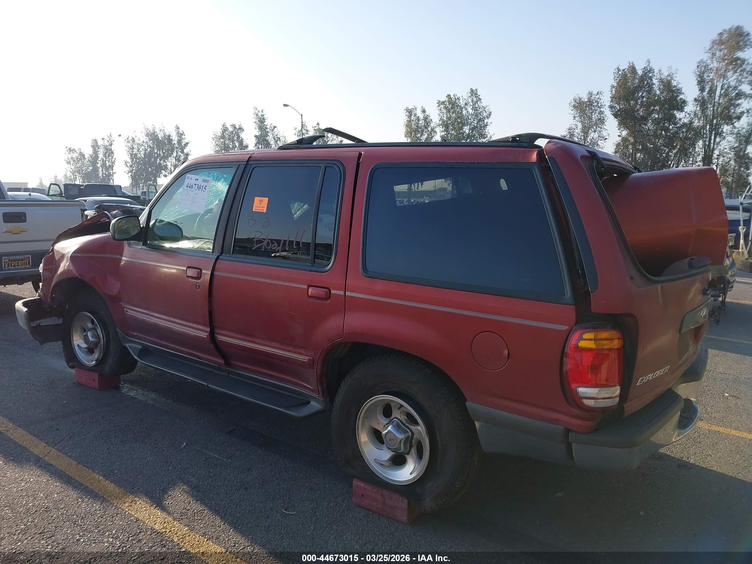 1998 Ford Explorer Eddie Bauer/limited/xl/xlt Красный vin: 1FMZU32E2WZB54778