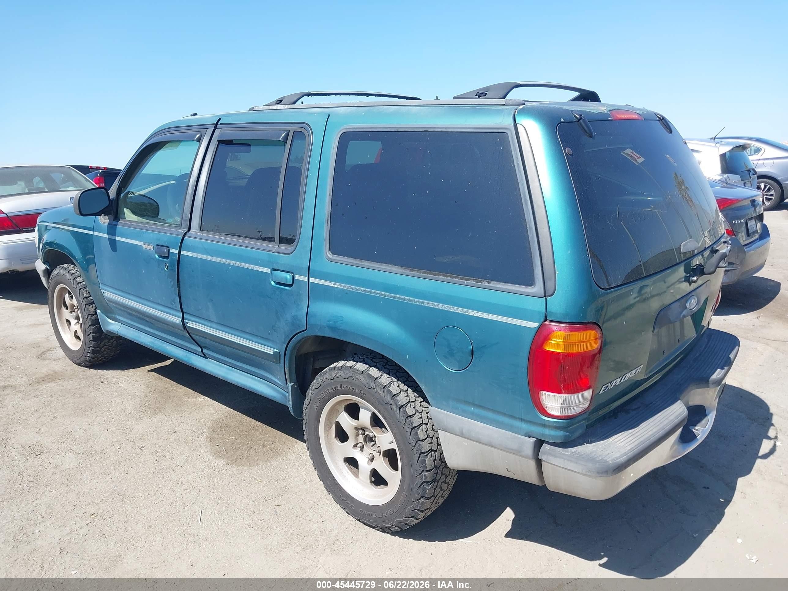 1998 Ford Explorer Eddie Bauer/limited/xl/xlt Green vin: 1FMZU32E2WZB93158