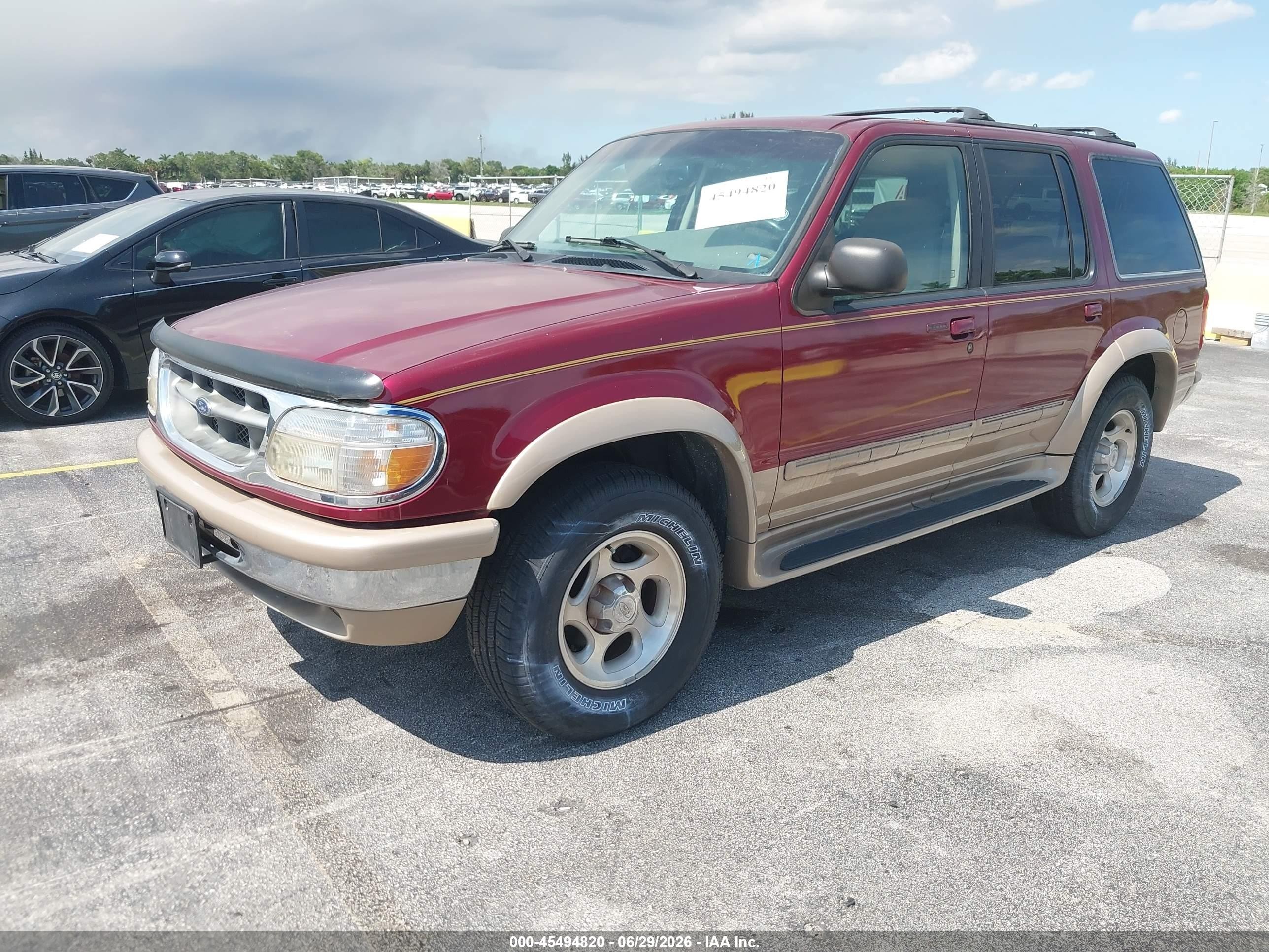 1998 Ford Explorer Eddie Bauer/limited/xl/xlt Red vin: 1FMZU32E2WZC23940