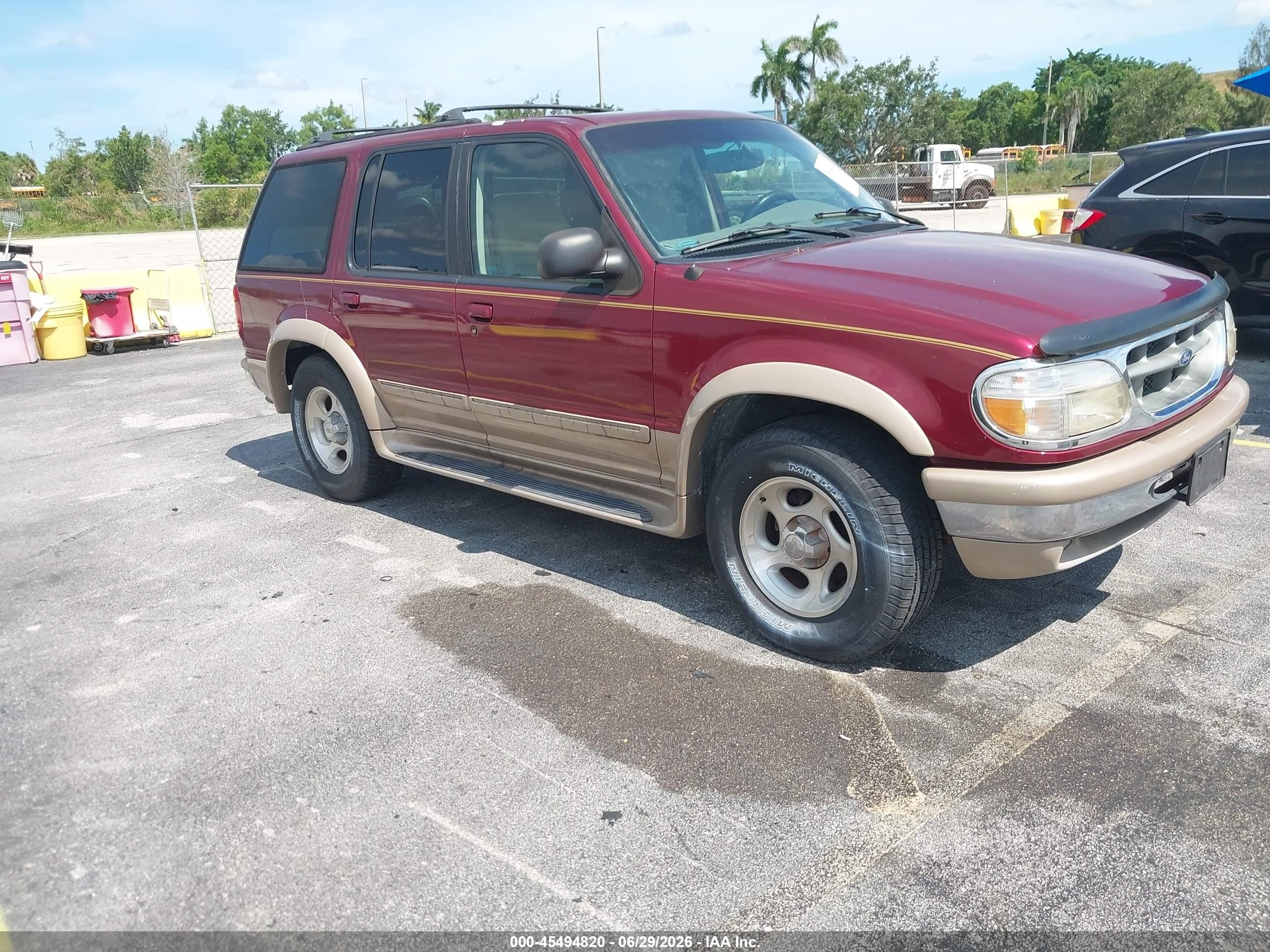 1998 Ford Explorer Eddie Bauer/limited/xl/xlt Red vin: 1FMZU32E2WZC23940