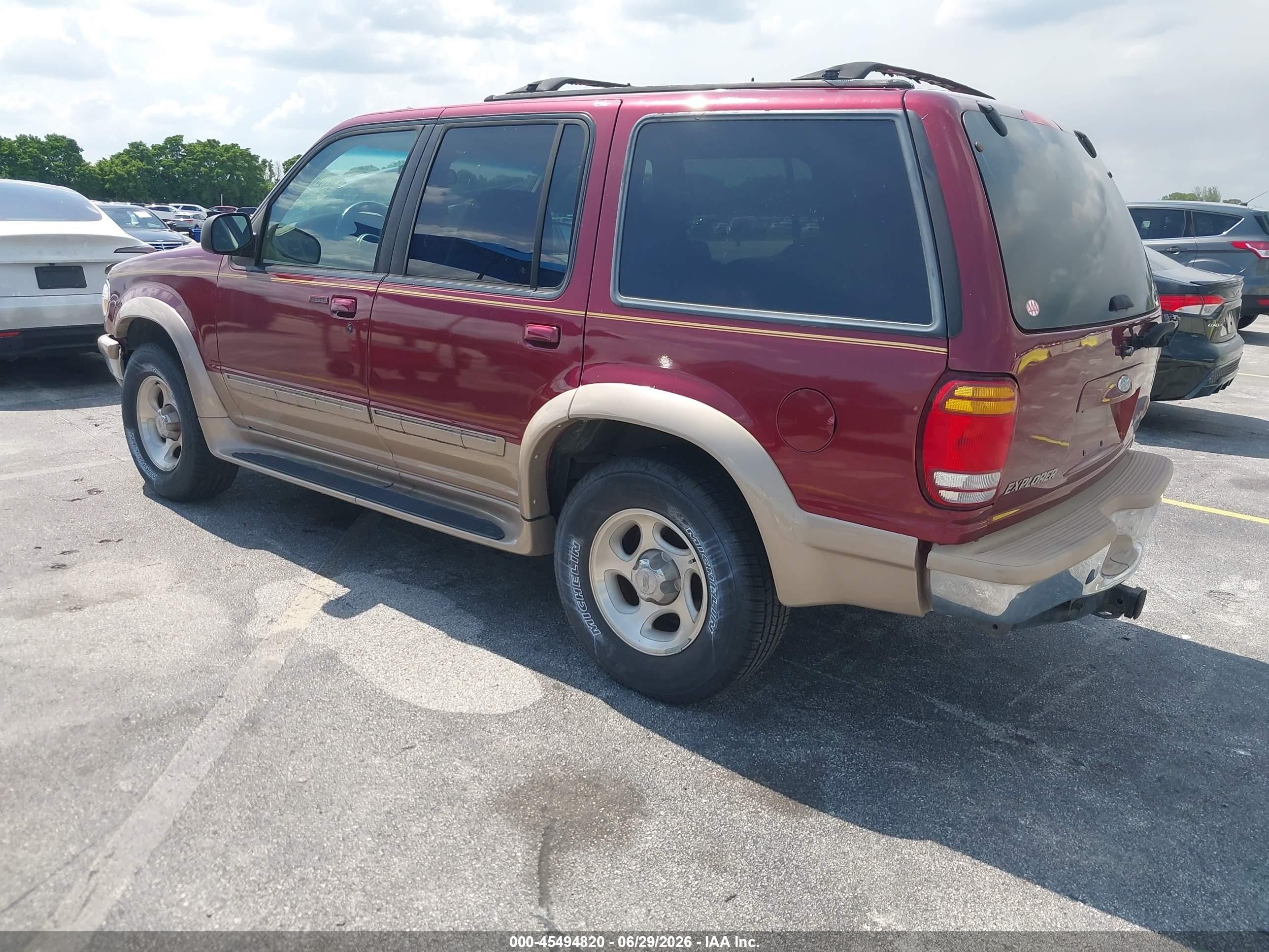 1998 Ford Explorer Eddie Bauer/limited/xl/xlt Red vin: 1FMZU32E2WZC23940